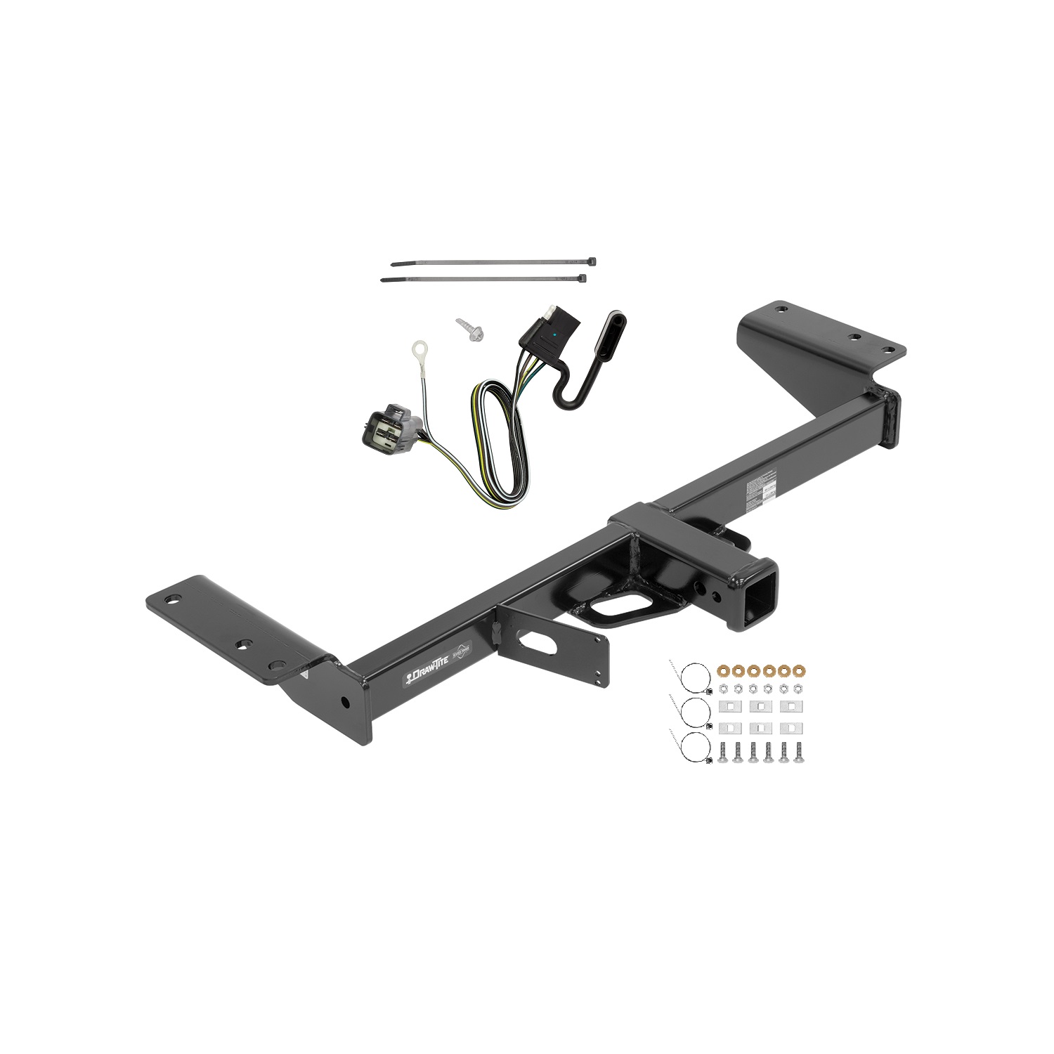 2017-2019 Cadillac XT5 Except Platinum Draw-tite Class 3 Trailer Hitch, 2 Inch Square Receiver Bundle w/ Plug-n-Play T-One Wiring Harness thumbnail 0