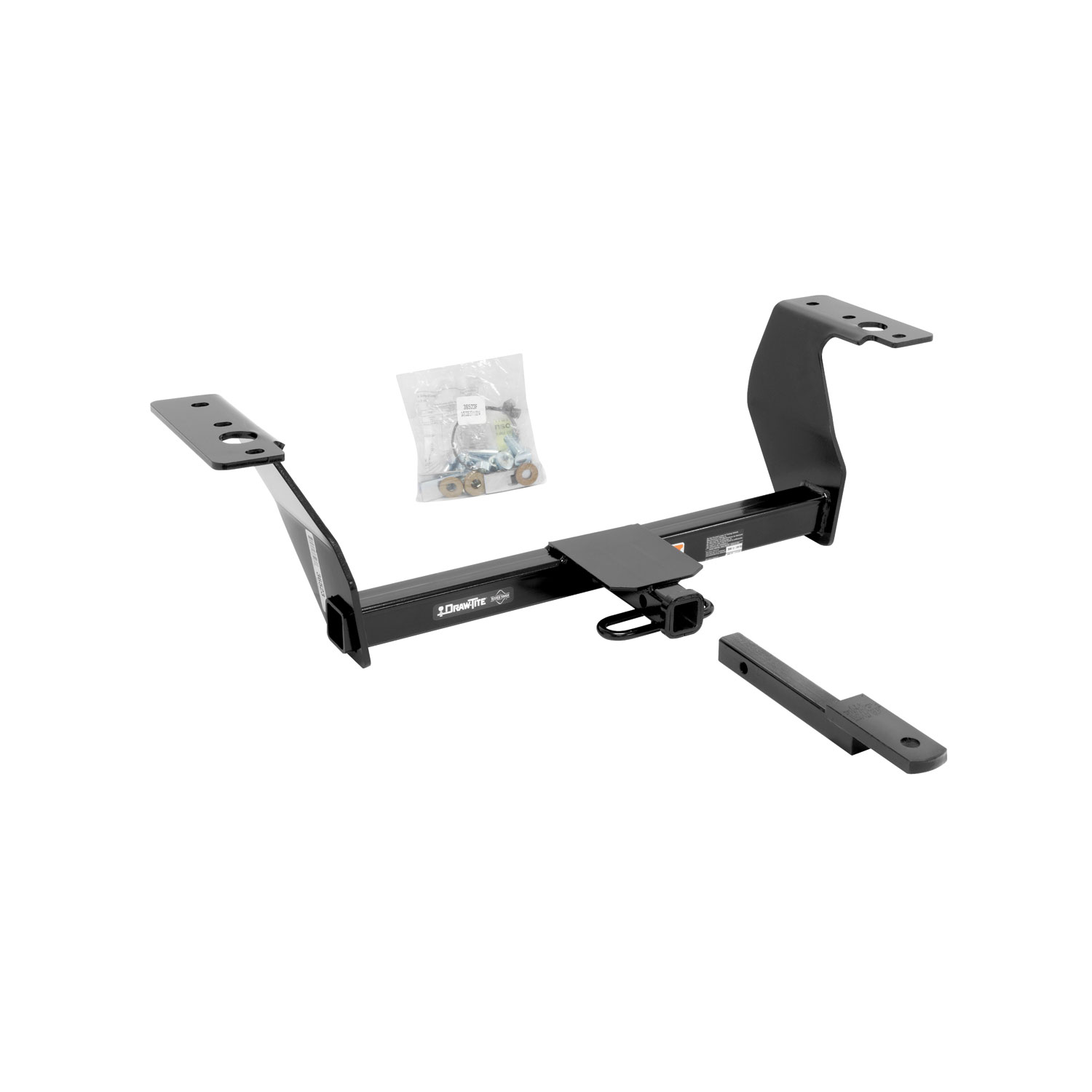 2014-2018 Subaru Forester Draw-tite Class 2 Trailer Hitch, 1-1/4 Inch Square Receiver Bundle w/ Plug-n-Play T-One Wiring Harness thumbnail 9