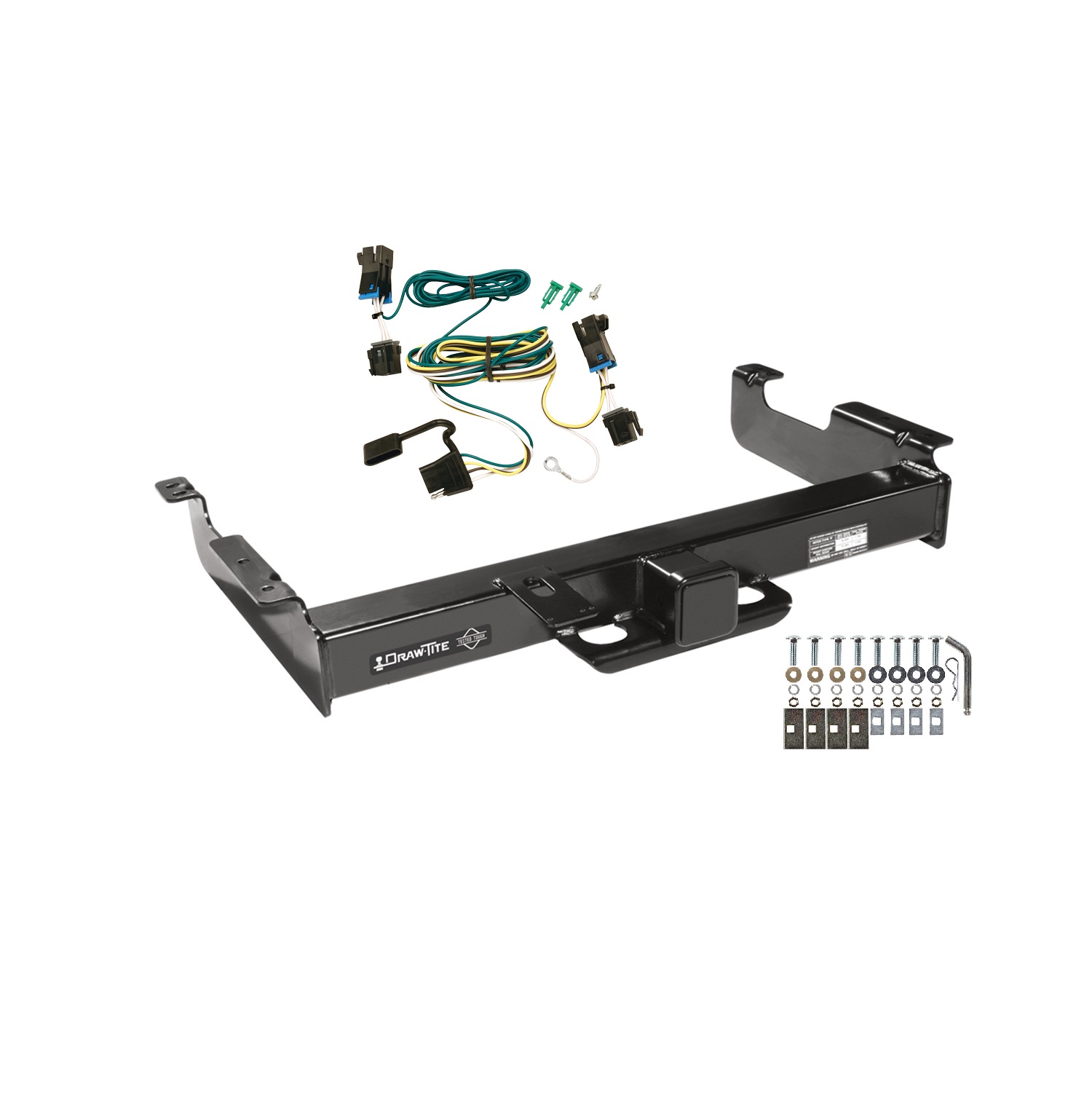2003-2003 Chevrolet Express 2500 Draw-tite Titan Class 5 Trailer Hitch, 2-1/2 Inch Square Receiver Bundle w/ Plug-n-Play T-One Wiring Harness thumbnail 0