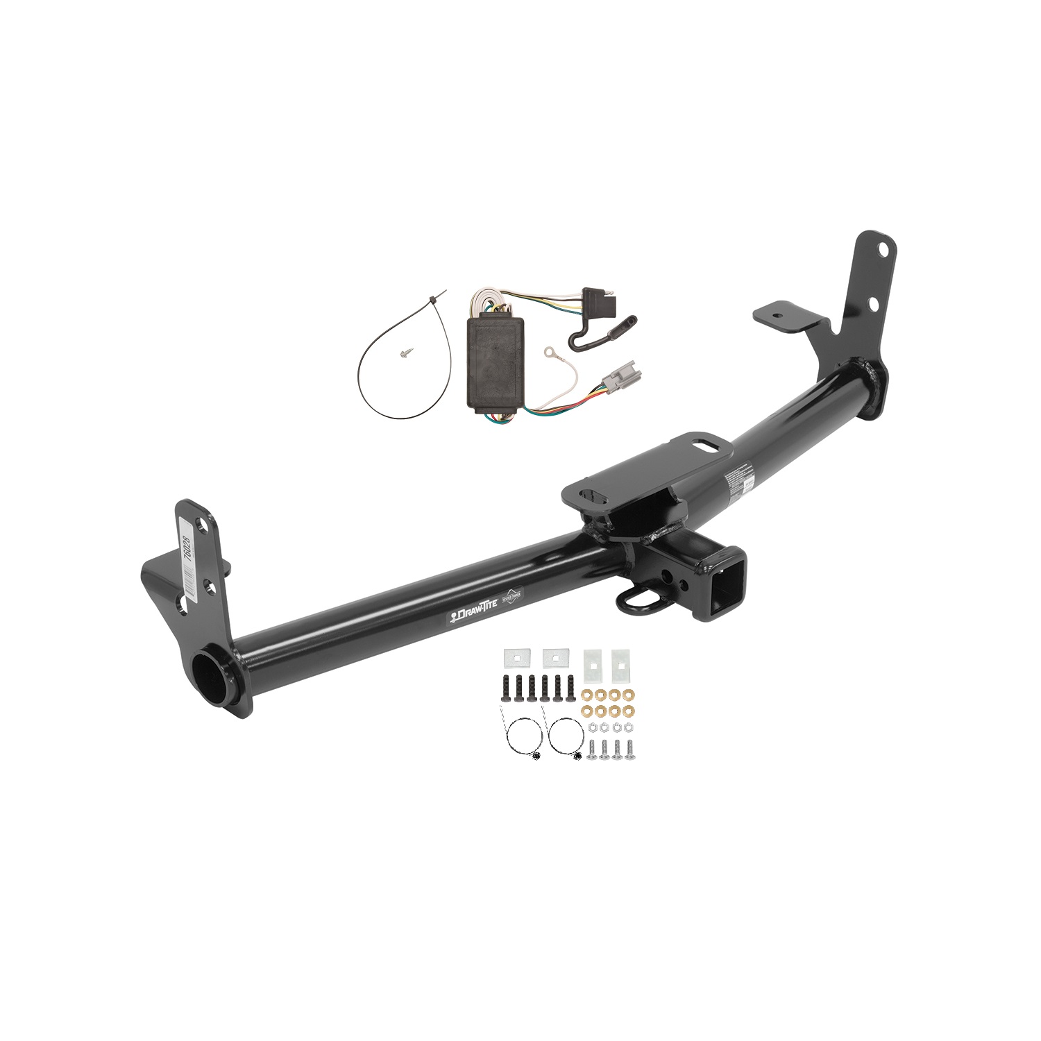 2005-2006 Chevrolet Equinox Draw-tite Class 3 Trailer Hitch, 2 Inch Square Receiver Bundle w/ Plug-n-Play T-One Wiring Harness thumbnail 0