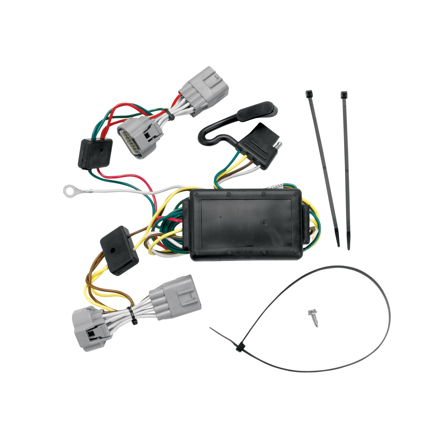 2005-2006 Jeep Grand Cherokee Except SRT-8 Draw-tite Class 3 Trailer Hitch, 2 Inch Square Receiver Bundle w/ Plug-n-Play T-One Wiring Harness thumbnail 1