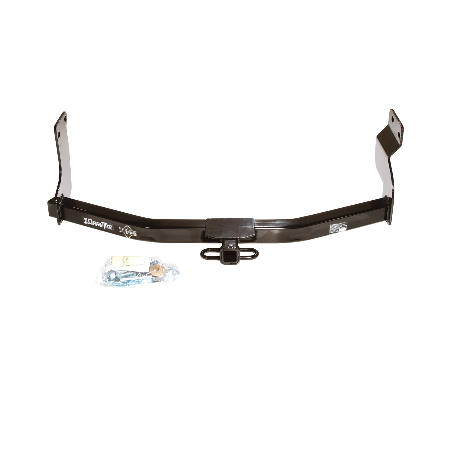 2008-2012 Ford Escape Draw-tite Class 2 Trailer Hitch, 1-1/4 Inch Square Receiver Bundle w/ Plug-n-Play T-One Wiring Harness thumbnail 7