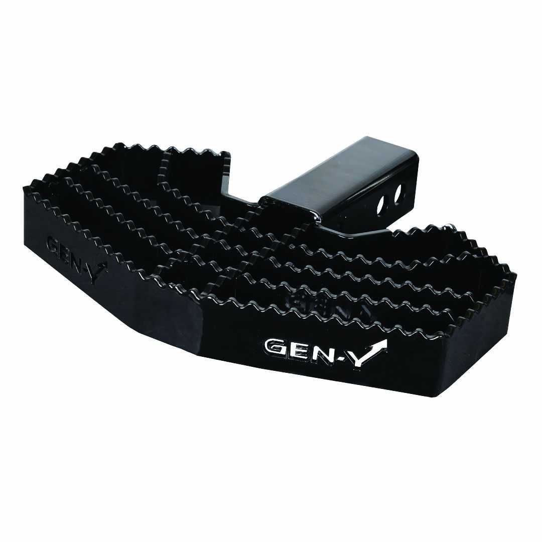 GEN-Y Hitch 2" Shank Heavy-Duty 500lb Serrated Hitch Step Receiver Hitch Mounted Step GH-030