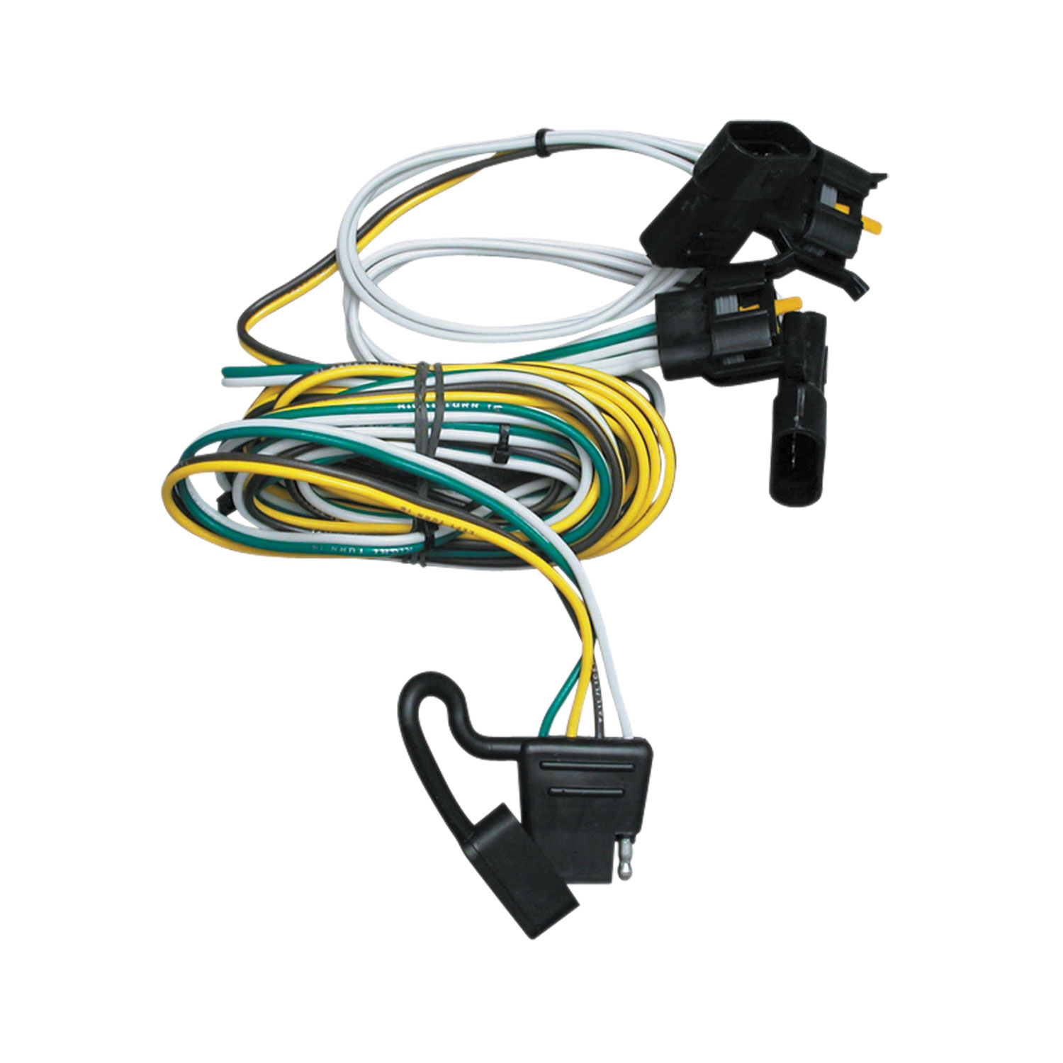 1997-2003 Ford F-150 Flareside Draw-tite Class 4 Trailer Hitch, 2 Inch Square Receiver Bundle w/ Plug-n-Play T-One Wiring Harness thumbnail 1