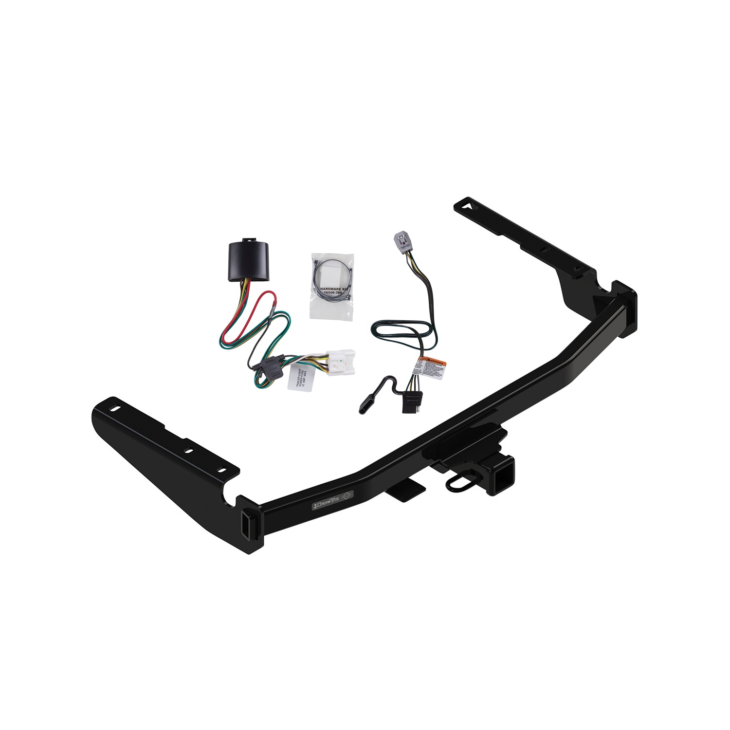 2020-2023 Toyota Highlander Except w/Twin-Tip Exhaust Draw-tite Class 3 Trailer Hitch, 2 Inch Square Receiver Bundle w/ Plug-n-Play T-One Wiring Harness thumbnail 0