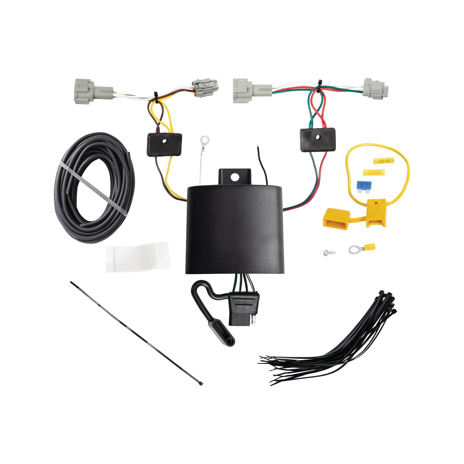 2021-2024 Nissan Rogue Draw-Tite Class 3 Trailer Hitch, 2 Inch Square Receiver Bundle w/ Plug-n-Play T-One Wiring Harness thumbnail 1