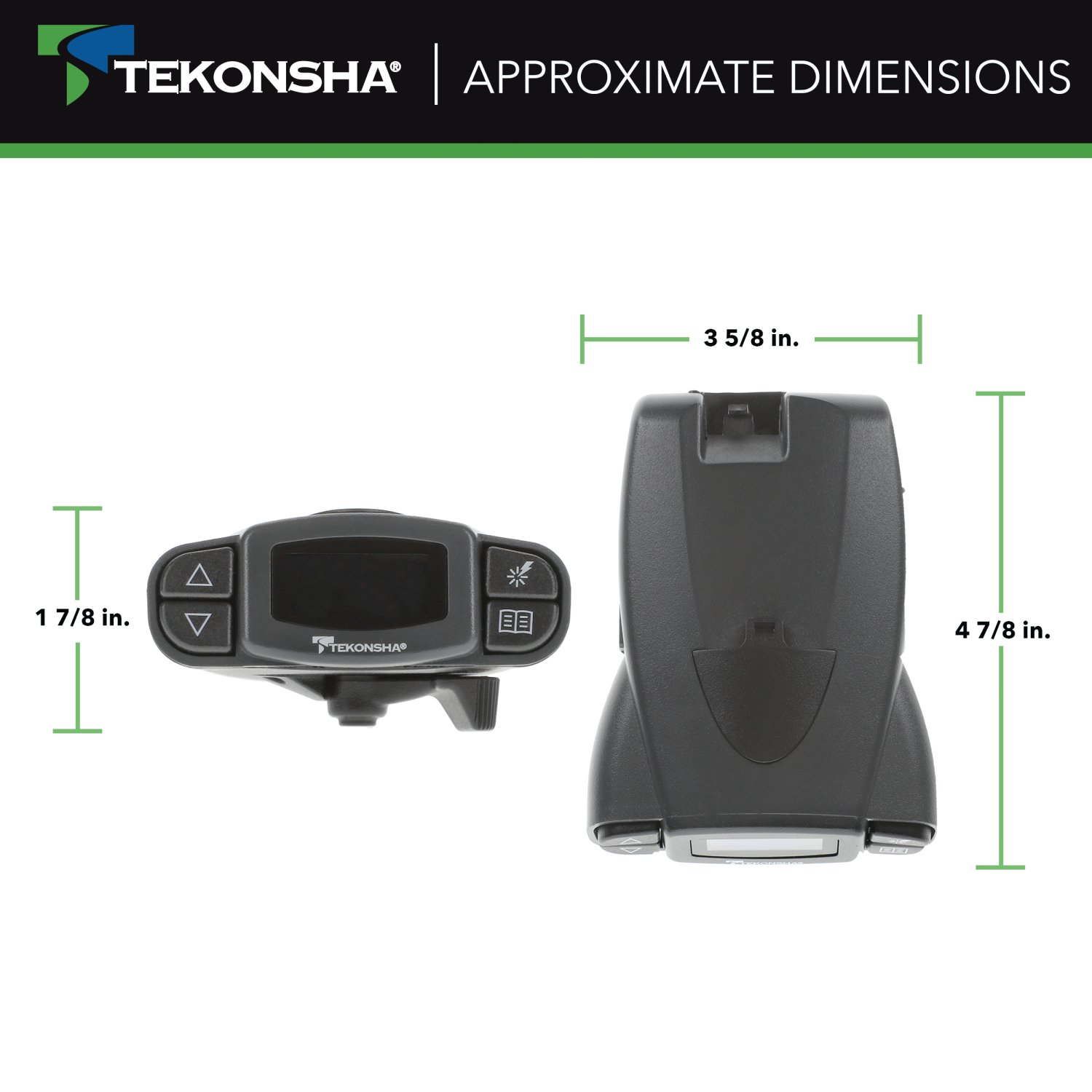 Tekonsha Prodigy P3  Proportional Under-Dash Brake Controller for Trailers with 1-4 Axles, Black 90195 thumbnail 1