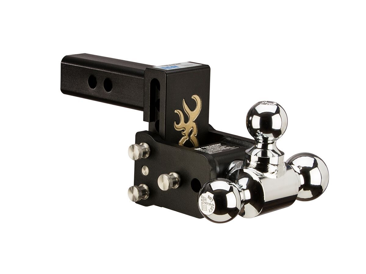 B&W 10K 3" Drop 3.5" Rise ( 1-7/8" , 2-5/16" Balls) Adjustable Ball Mount Hitch For 2" Recievers  TS10047BB thumbnail 0