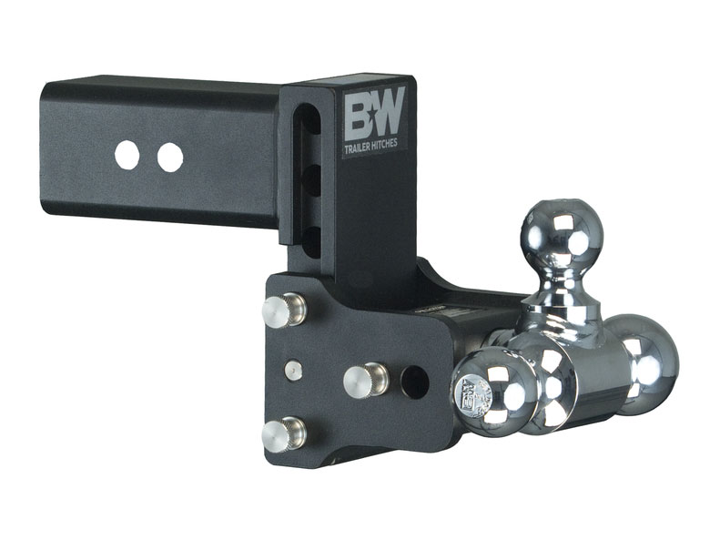 B&W 21K 4-1/2" Drop 4" Rise ( 1-7/8" , 2-5/16" Balls) Adjustable Ball Mount Hitch For 3" Recievers  TS30048B thumbnail 0