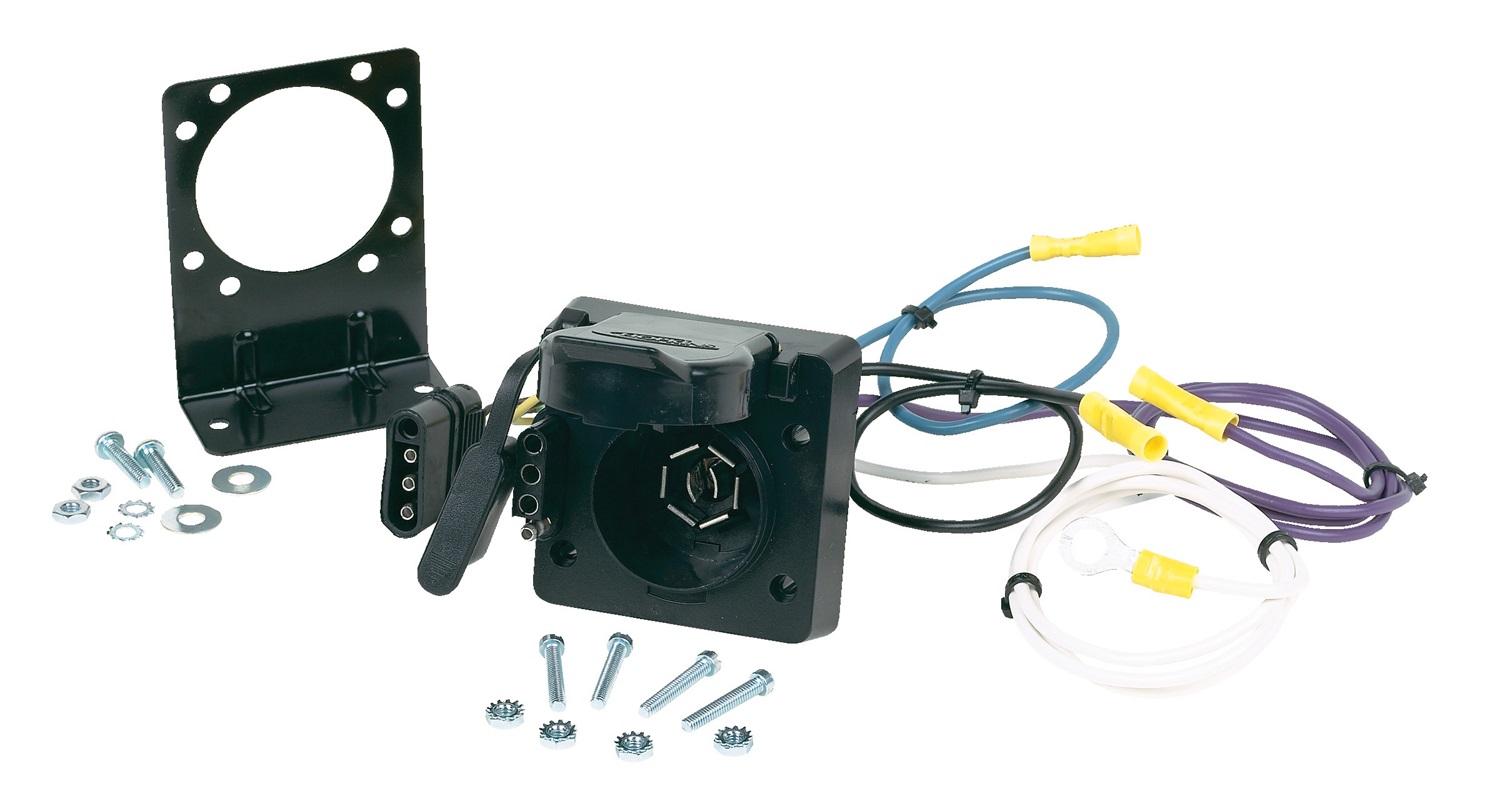 Hopkins Multi-Tow 4-Flat To 7-Blade And 4-Flat Connector 47185 thumbnail 1