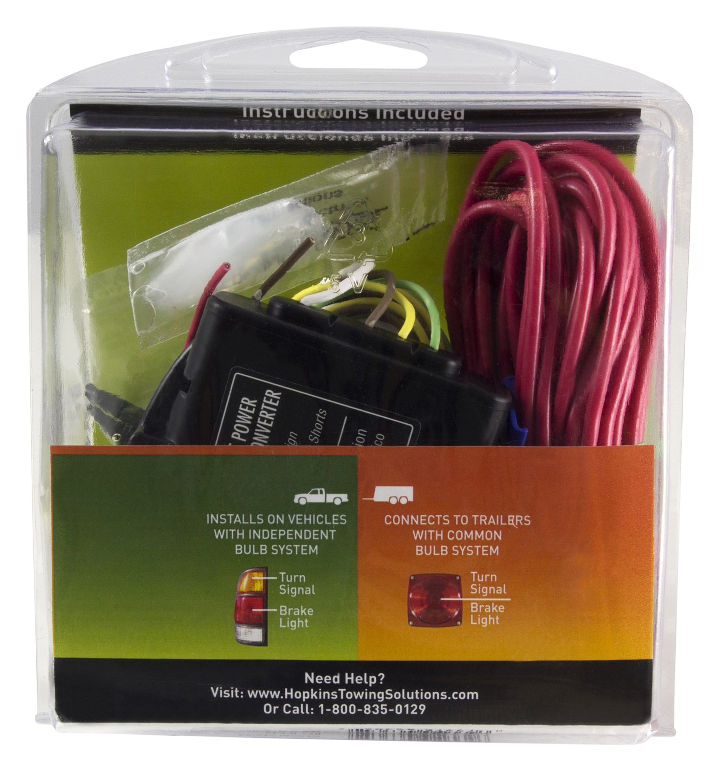 Hopkins Vehicle To Trailer Powered Taillight Converter Kit 46365 thumbnail 1