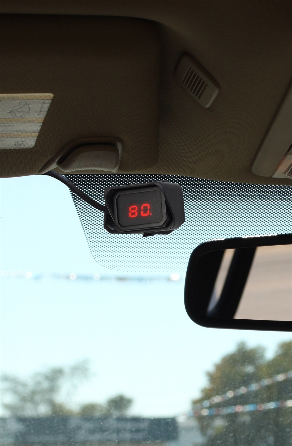 InSIGHT™ Proportional 1-4 Axle Trailer Brake Controller – 3-Part Design, Digital Display, Easy Install, 7 Sensitivity Settings thumbnail 1