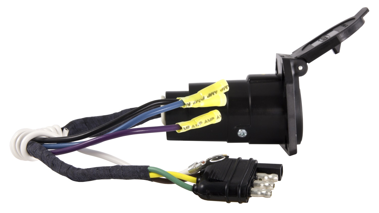 Hopkins 4-Flat To 7-Blade Connector 47205 thumbnail 3