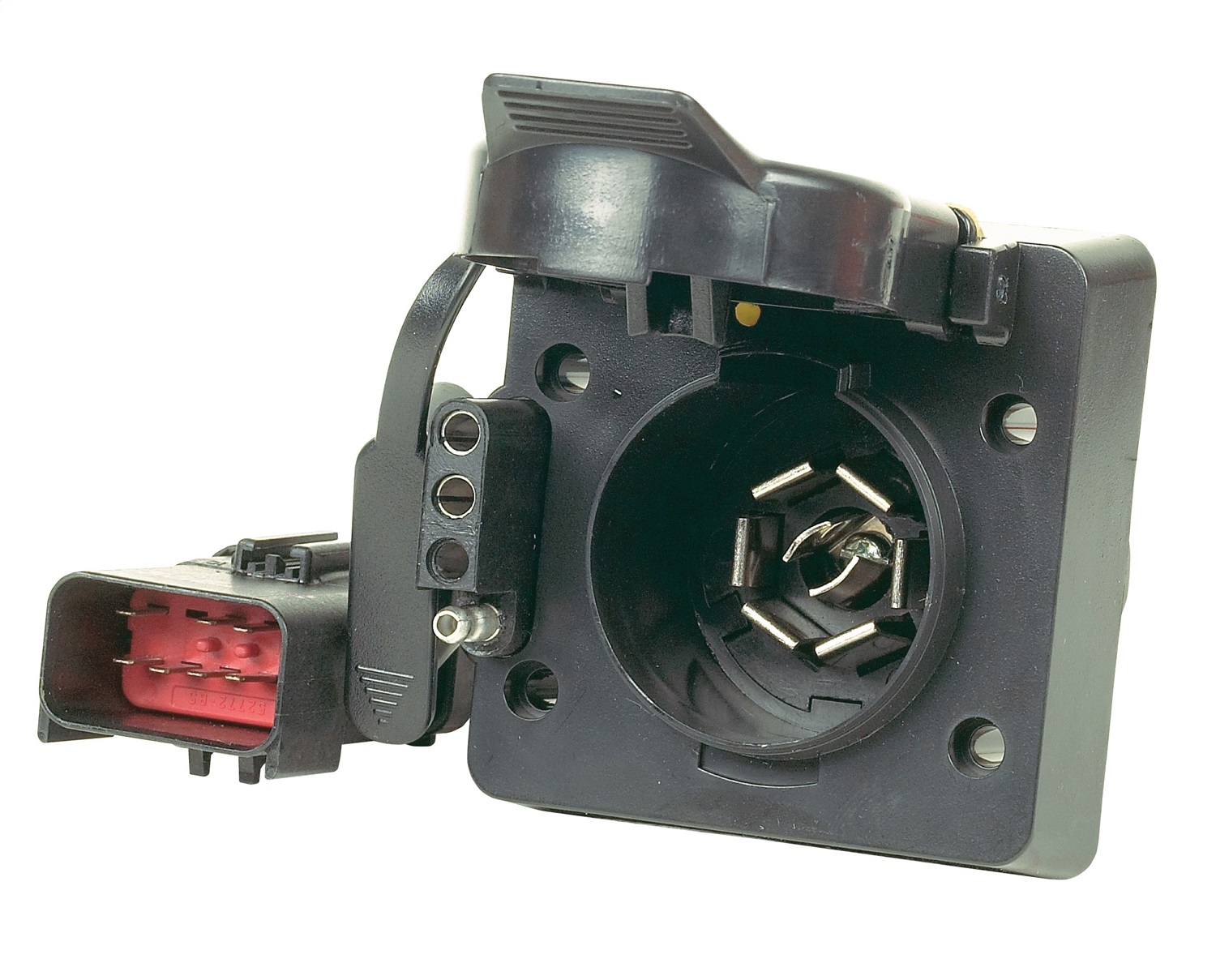 Hopkins Plug-In Simple Vehicle To Trailer Wiring Harness Multi-Tow 7-Blade And 4-Flat  42145 thumbnail 1