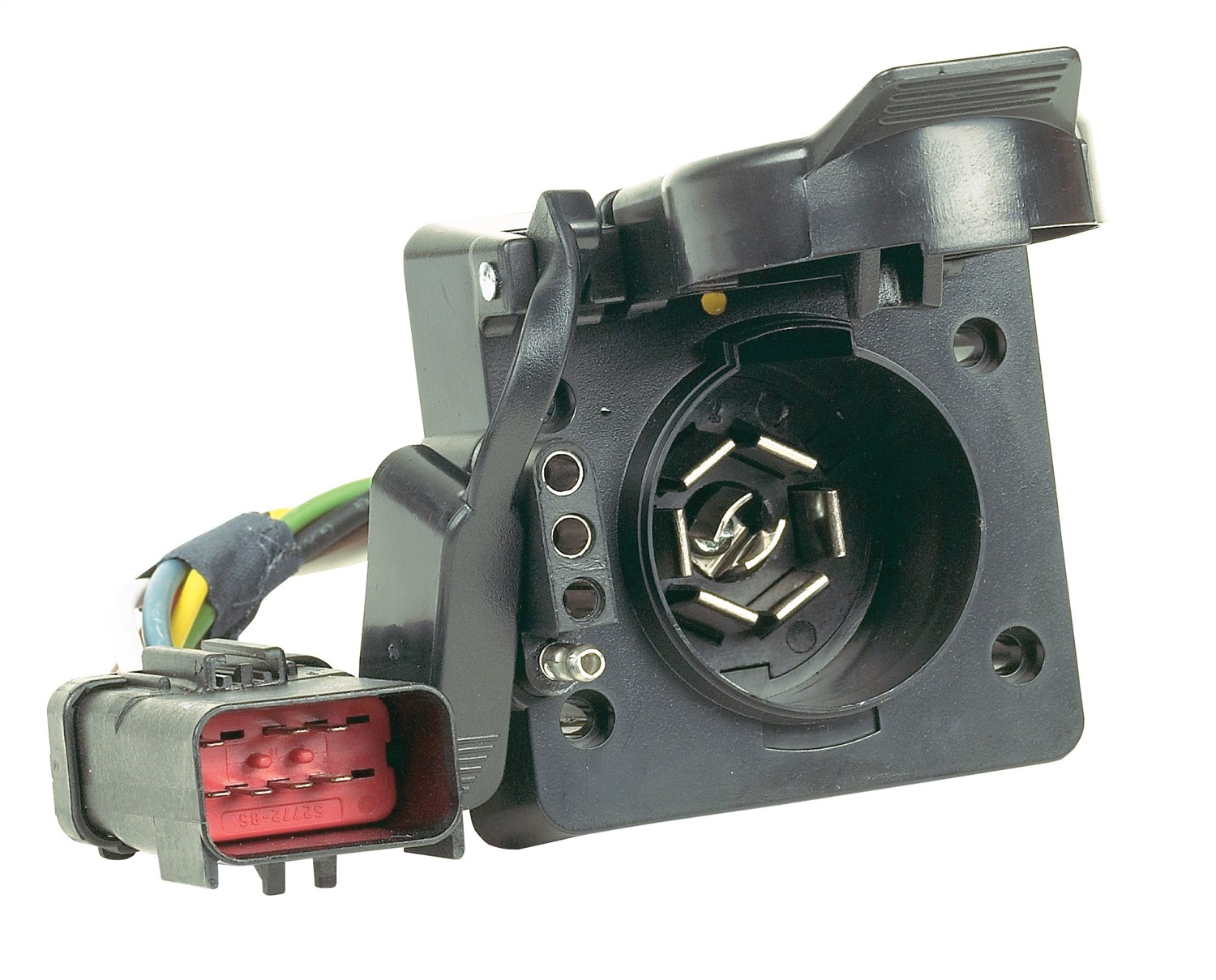 Hopkins Plug-In Simple Vehicle To Trailer Wiring Harness Multi-Tow 7-Blade And 4-Flat  42145 thumbnail 2