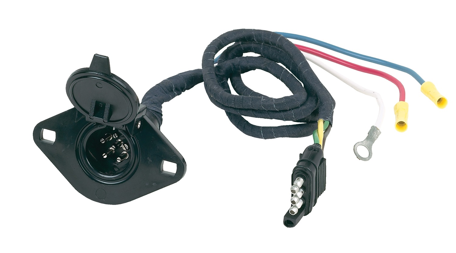 Hopkins 4-Flat To 6-Round Connector 47155 thumbnail 0
