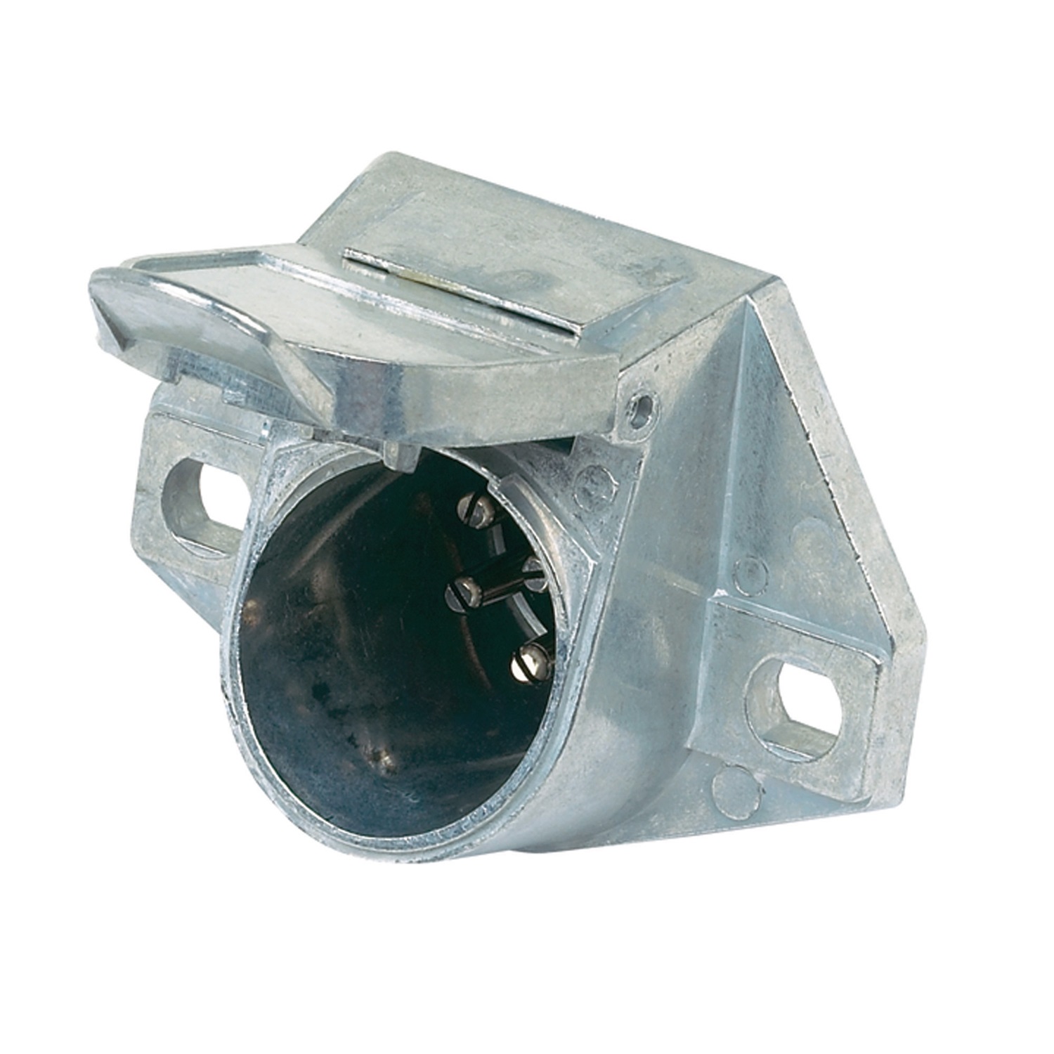 Hopkins 7-Pole Round Heavy Duty Vehicle End Connector 52016