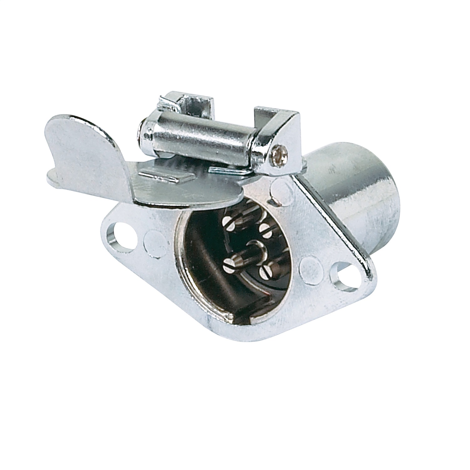 Hopkins 4-Pole Round Vehicle End Connector 48305 thumbnail 1