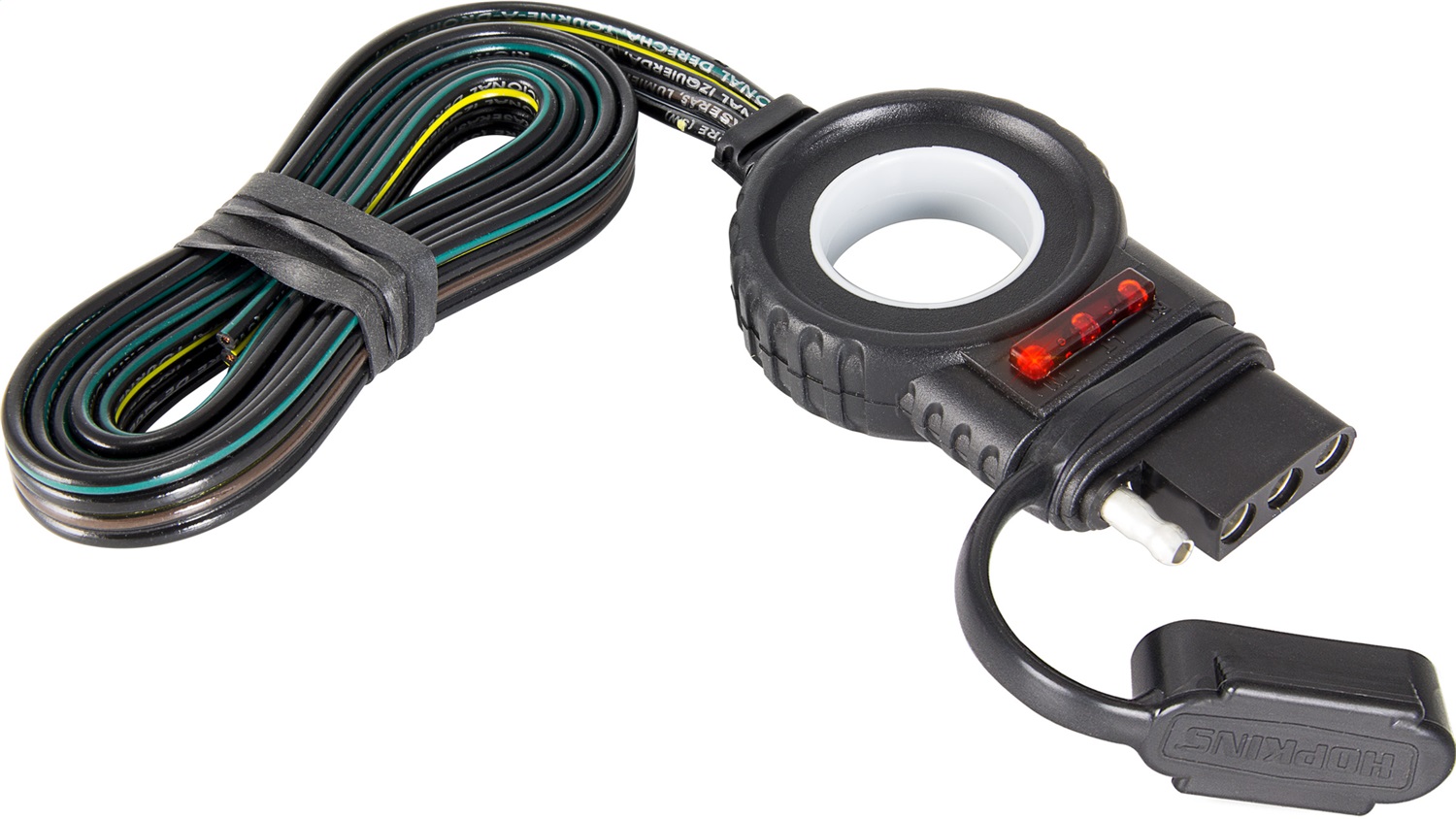 Hopkins Endurance Easy-Pull LED Test 4-Flat Vehicle End Wiring Connector 48058 thumbnail 3