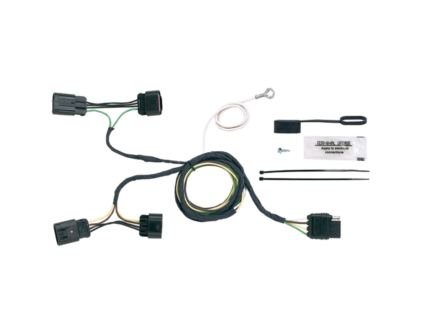 Hopkins Plug-In Simple Vehicle To Trailer Wiring Harness 11141275