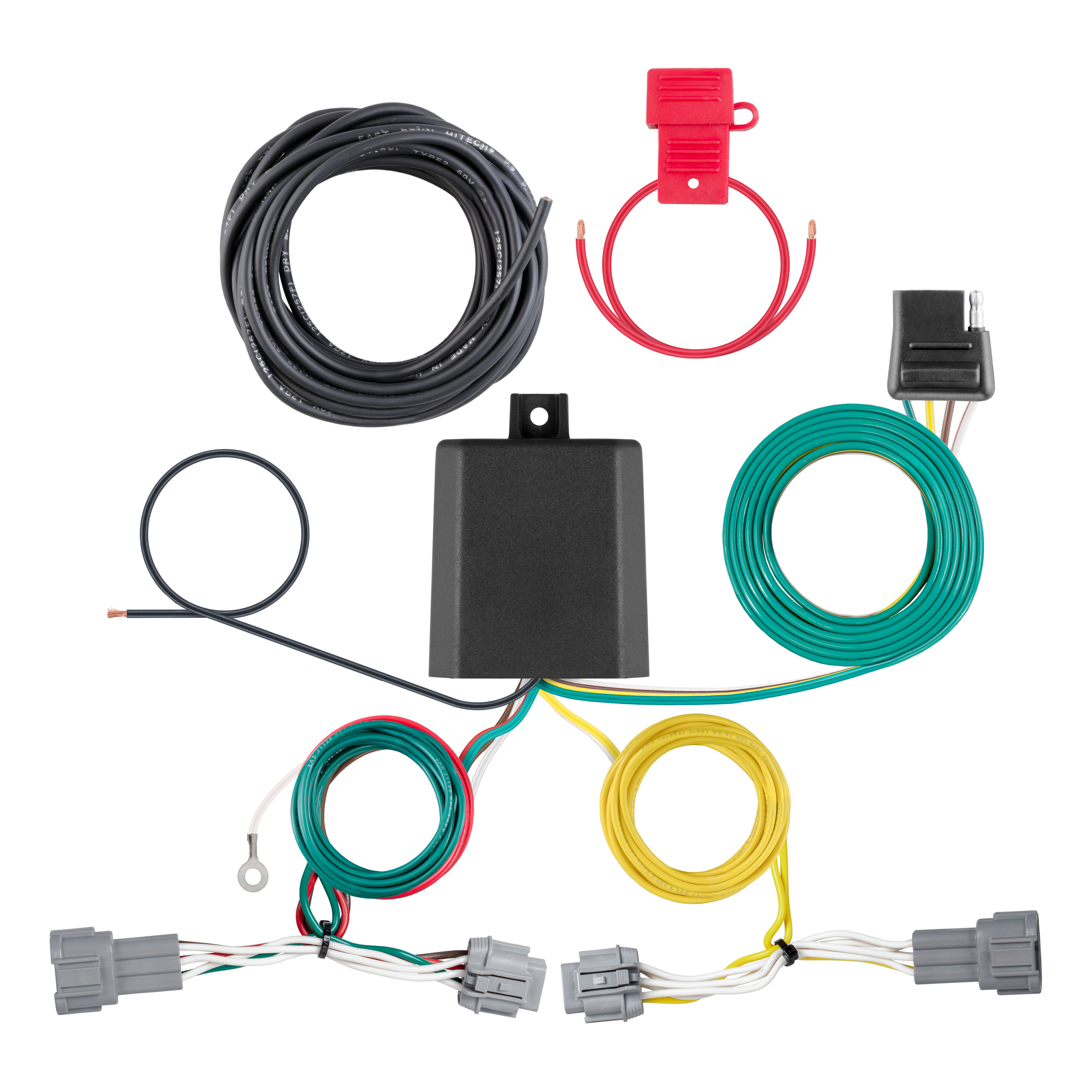 CURT Custom Wiring Harness, 4-Way Flat Output, Select Nissan Ariya 56511 thumbnail 0