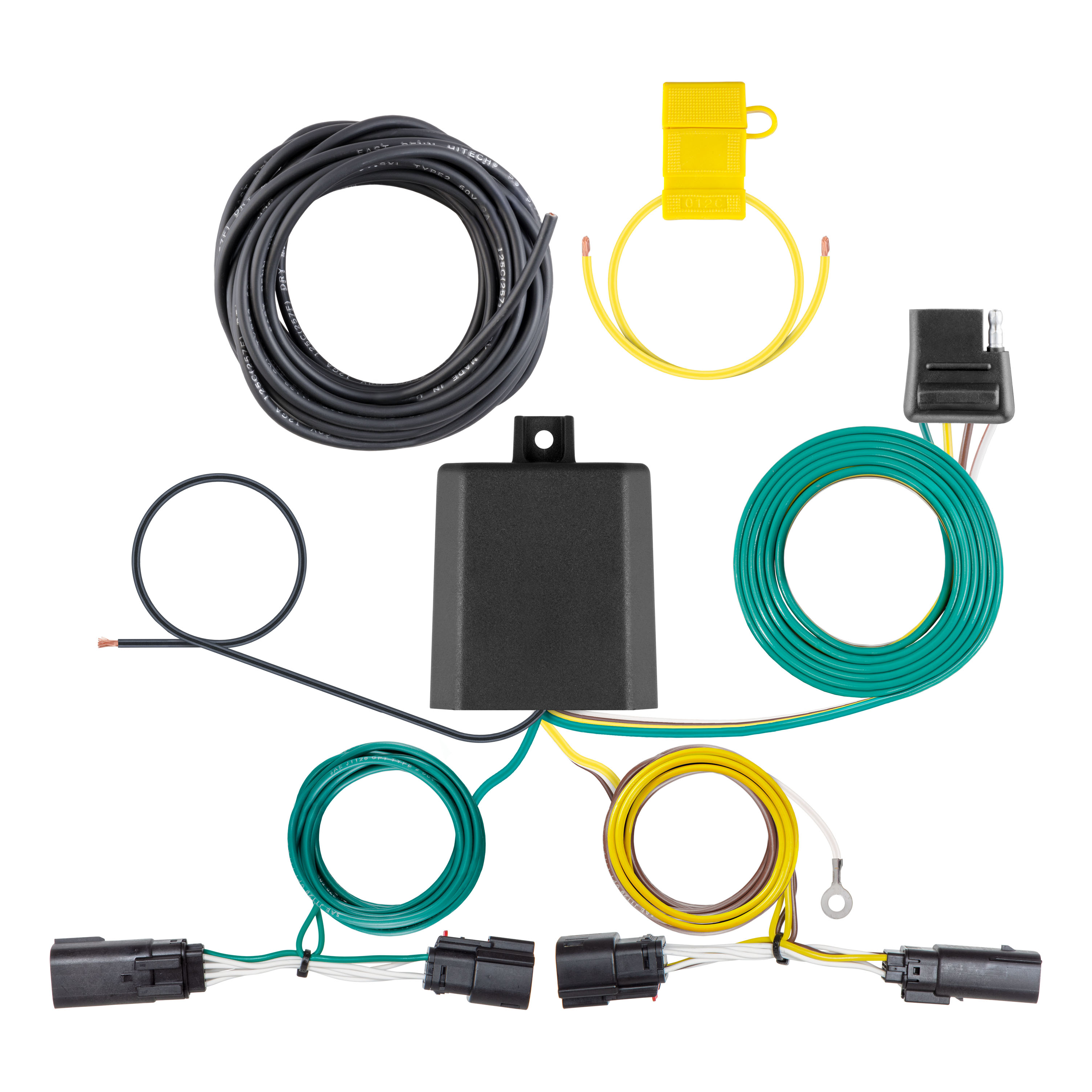 CURT Custom Wiring Harness, 4-Way Flat Output, Select Chevrolet Trax 56514 thumbnail 0