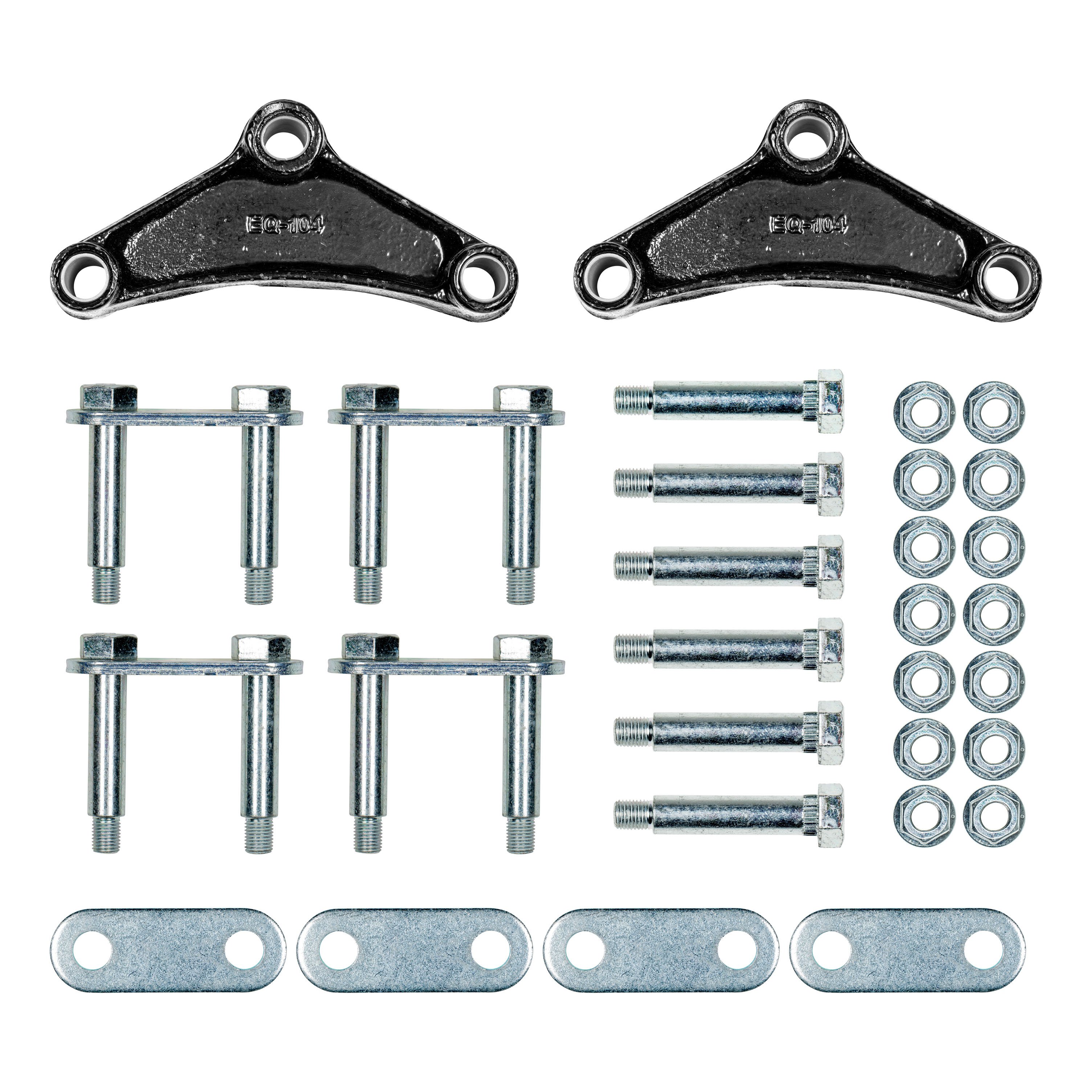 Lippert Attaching Parts for 2-7K-lb. Double-Eye Tandem Axles - Standard Equalizer, Bolts 121097L thumbnail 0