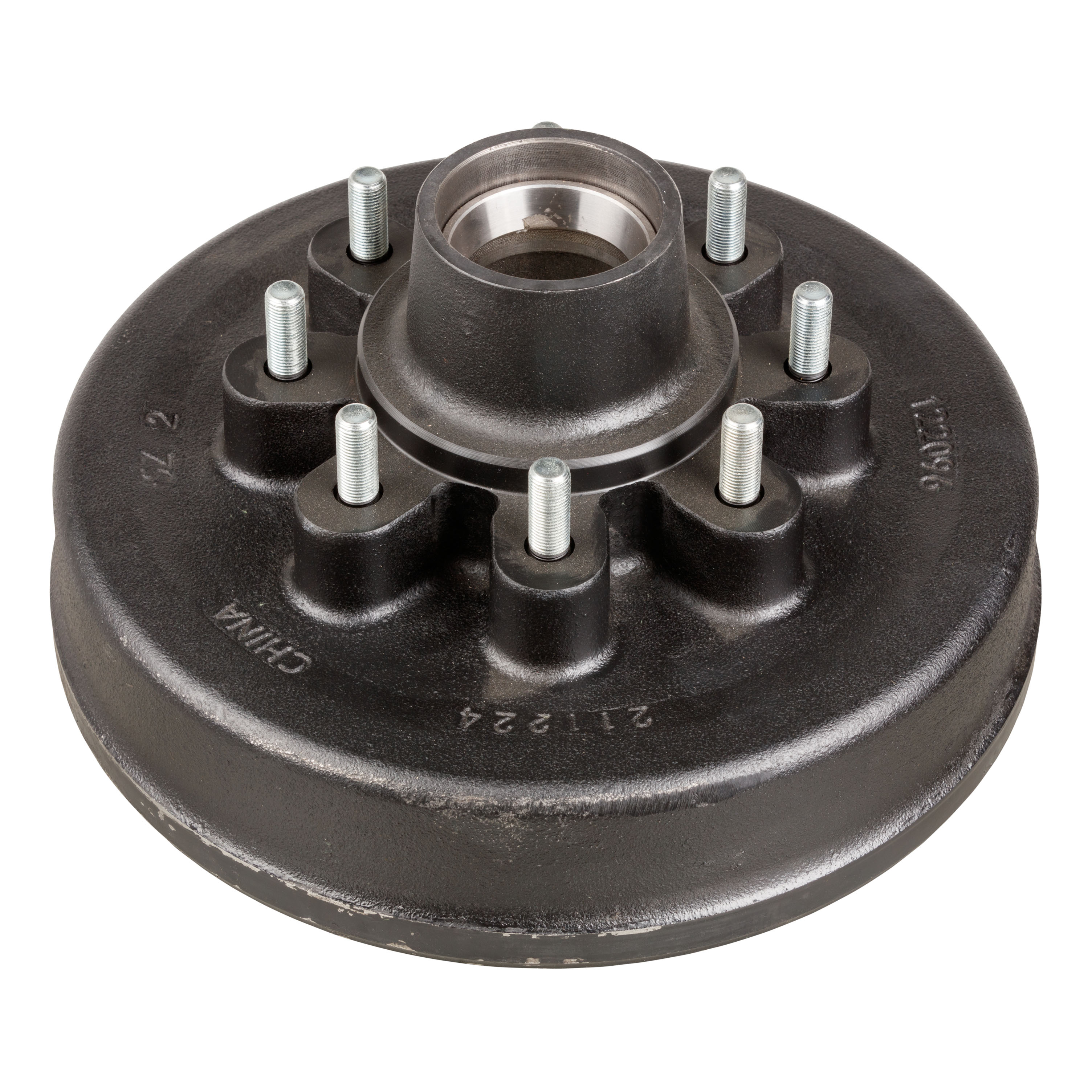Lippert 12" Brake Drum Hub Assembly for 7,000-lb. Axle - 8 on 6.5",1/2" Stud 122096 thumbnail 0