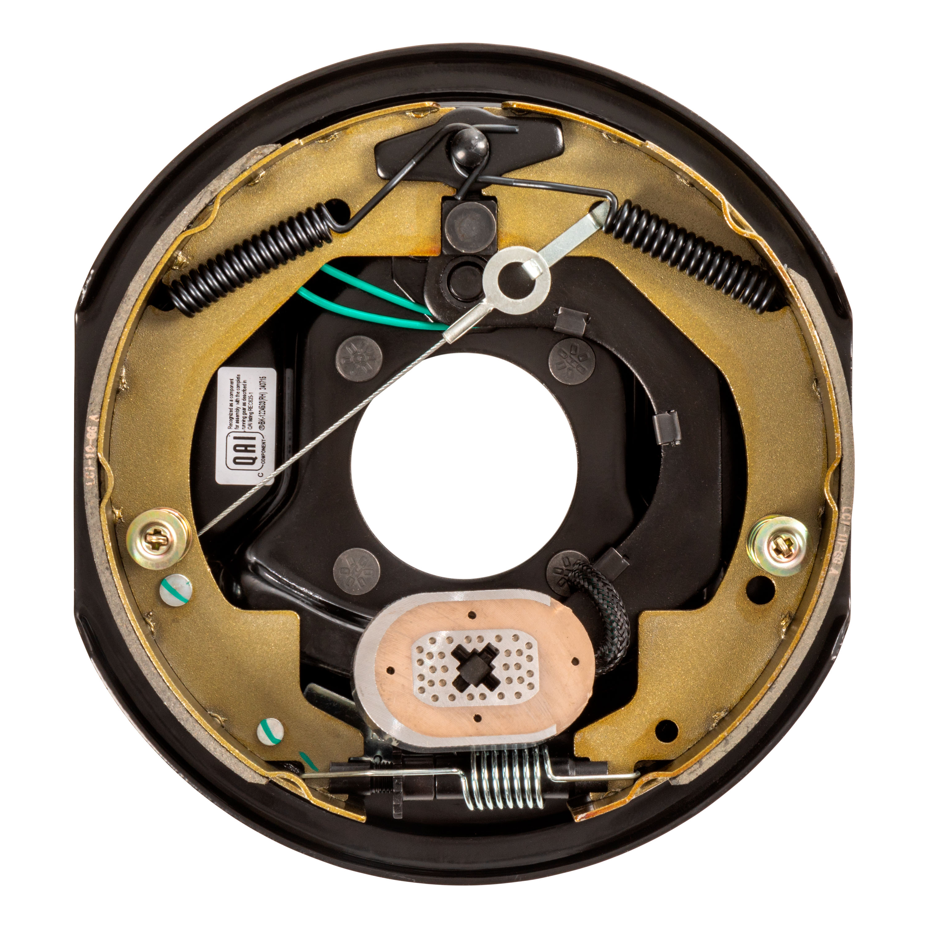 Lippert Forward Self-Adjusting RV Brakes - 10" x 2.25", 4-Bolt, 3,500 lbs. (Right Side) 1224503 thumbnail 0