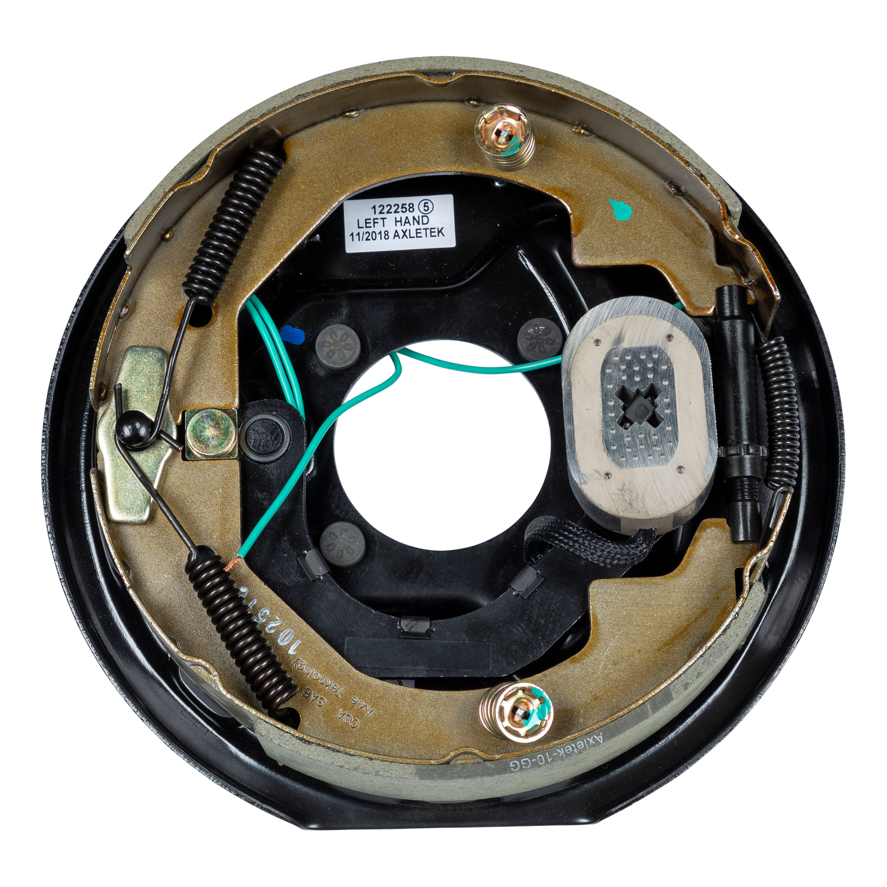 Lippert Electric Trailer Brake Assembly - 10" x 2.25" 3,500 lbs. Left Side 297956 thumbnail 0