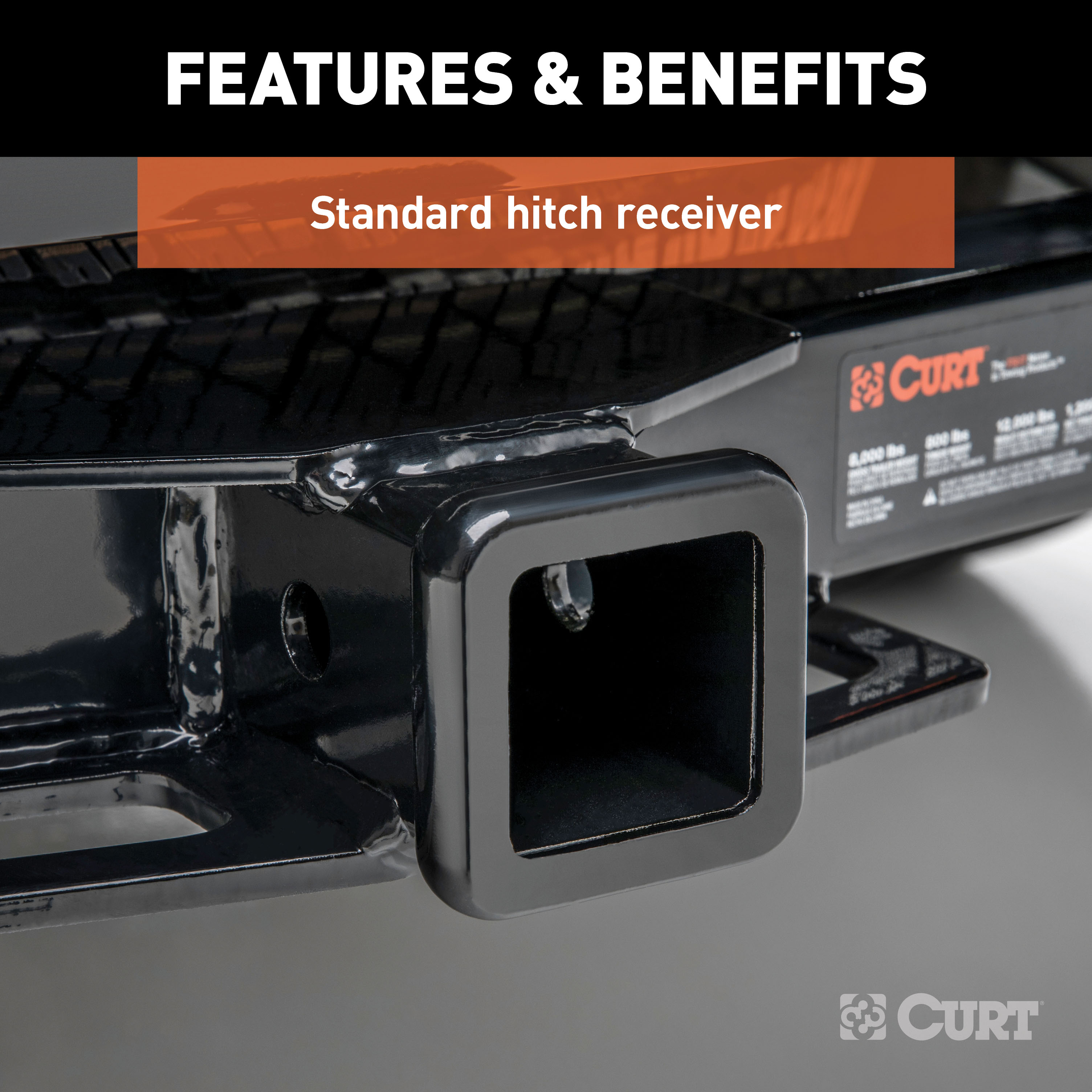 CURT 13831 Class 3 Trailer Hitch, 2-Inch Receiver, Fits Select Nissan Frontier thumbnail 2