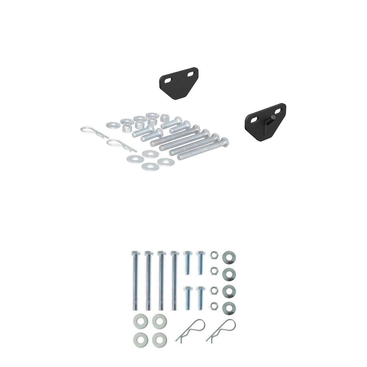 CURT 17005 Weight Distribution Hitch Bolt-On Hookup Brackets thumbnail 0