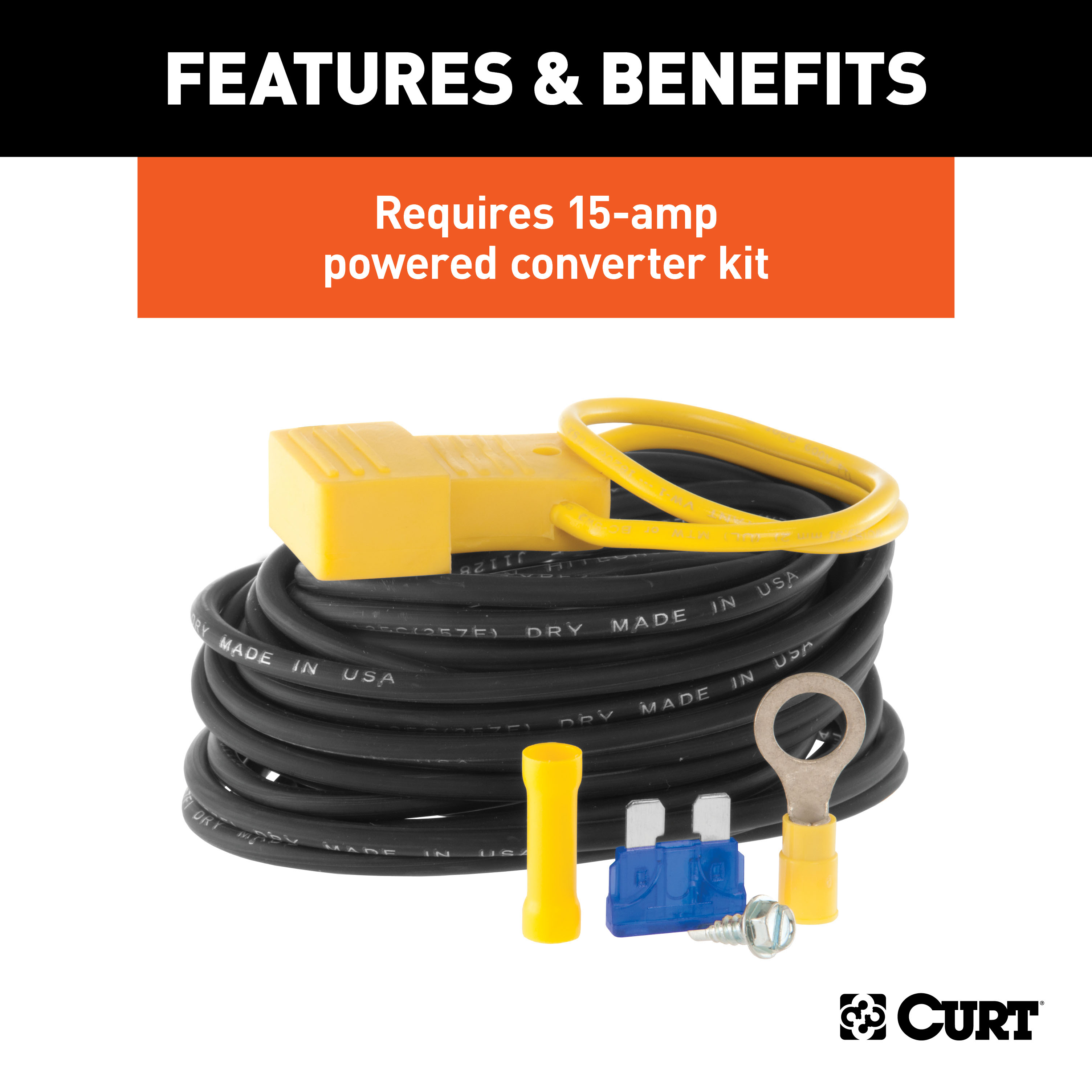 CURT 56236 Multi-Function Splice-in Tail Light Converter, 4-Pin Wiring Harness thumbnail 8
