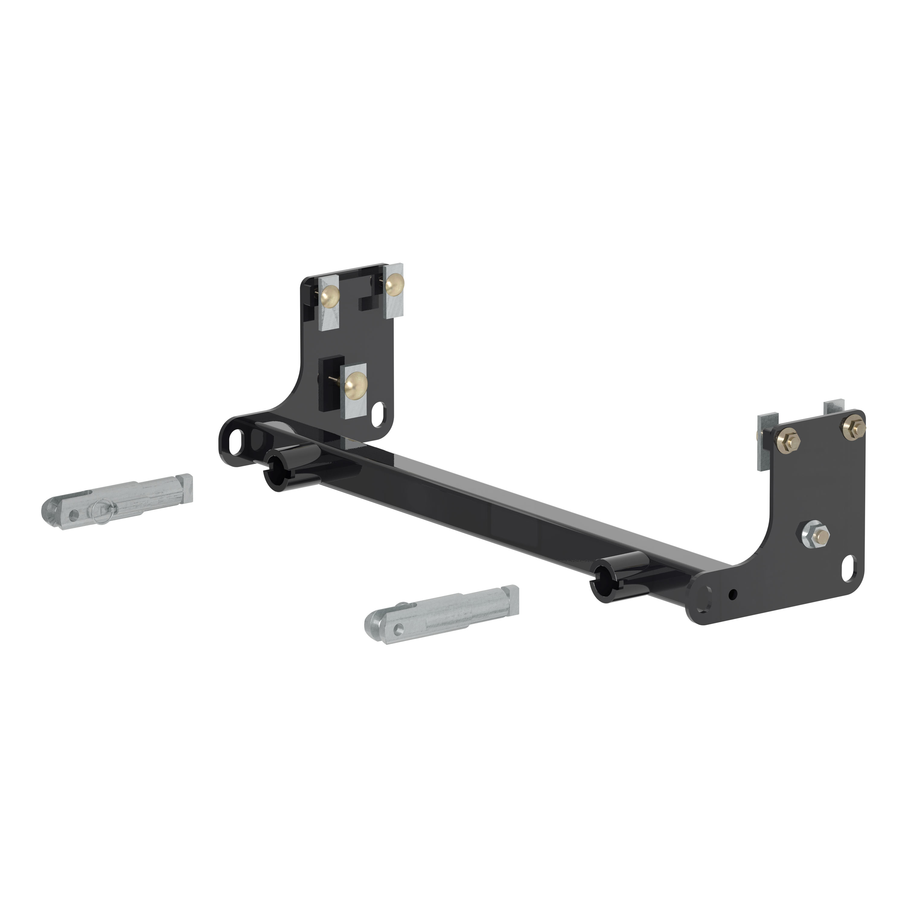 CURT 70102 Custom Tow Bar Base Plate Brackets for Dinghy Towing, Fits Select Jeep Wrangler JK thumbnail 0