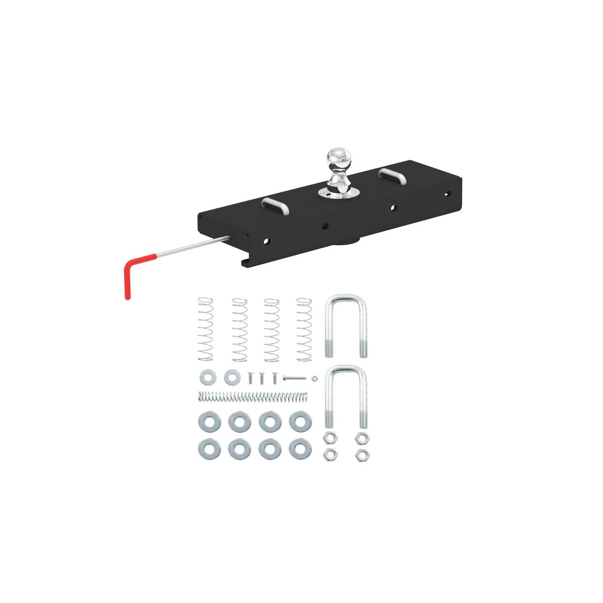 CURT 60611 Double Lock EZr Gooseneck Hitch with 2-5/16-Inch Flip-and-Store Ball, 30,000 lbs thumbnail 0