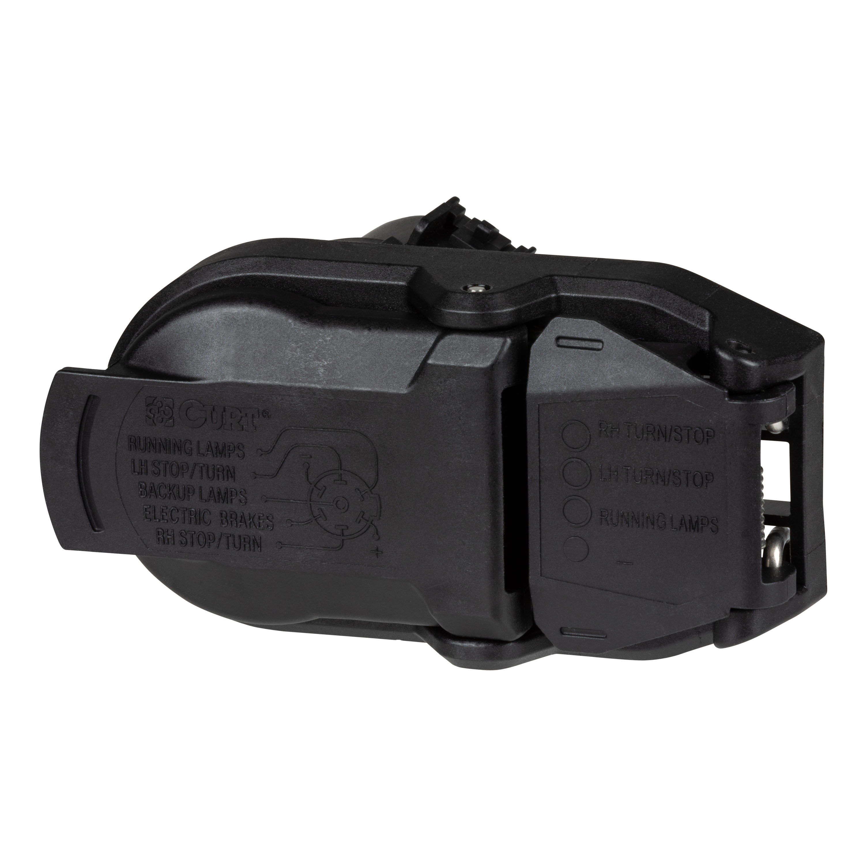 CURT 57020 OEM Replacement Dual-Output Vehicle-Side 7-Pin, 4-Pin Connectors, Factory Tow Package and USCAR Socket Required, Packaged thumbnail 4