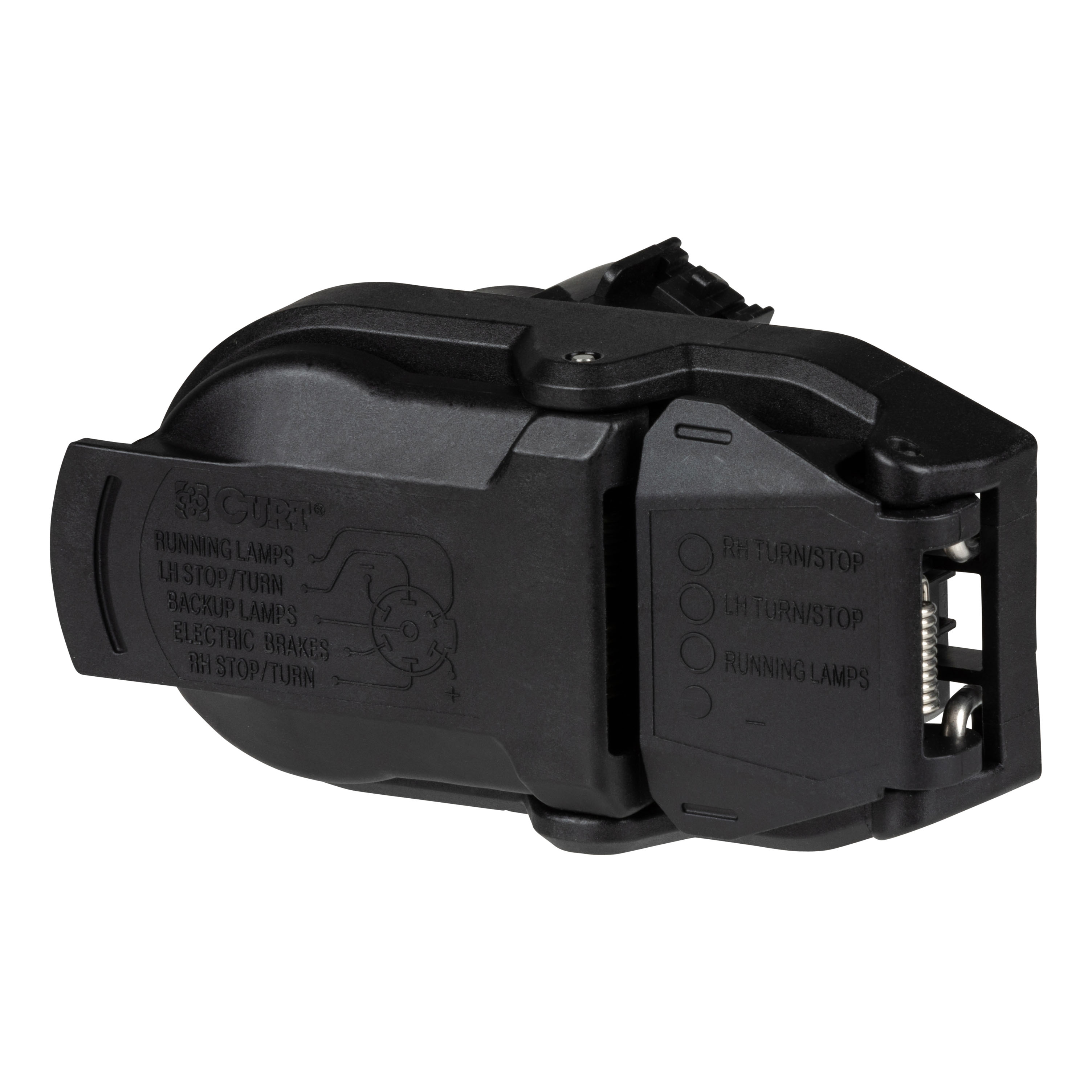 CURT 57020 OEM Replacement Dual-Output Vehicle-Side 7-Pin, 4-Pin Connectors, Factory Tow Package and USCAR Socket Required, Packaged thumbnail 1