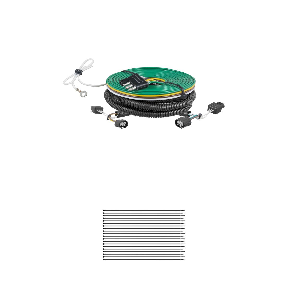 CURT 58904 Custom Towed-Vehicle RV Wiring Harness for Dinghy Towing, Fits Select Honda CR-V thumbnail 0