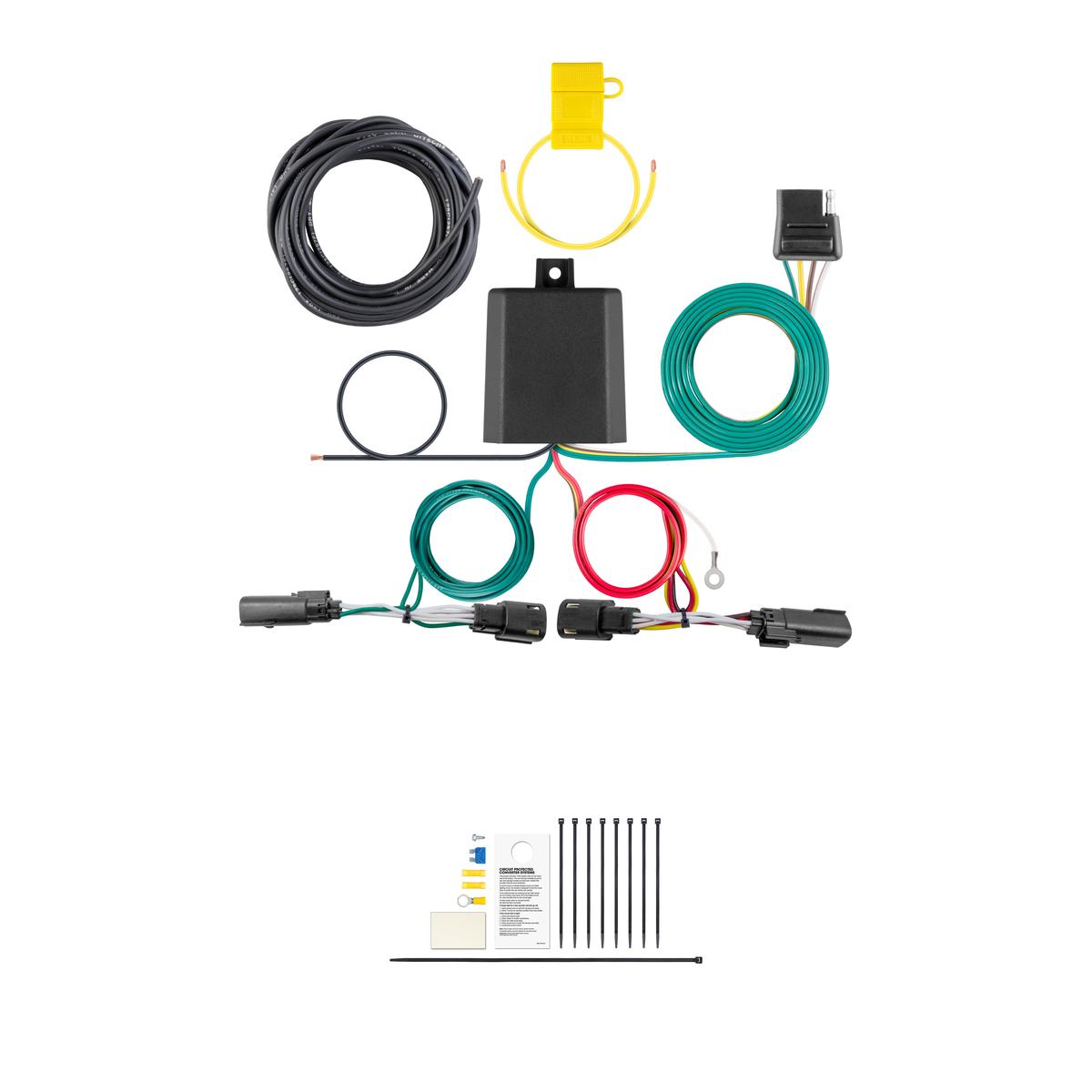 CURT 56448 Vehicle-Side Custom 4-Pin Trailer Wiring Harness, Fits Select Ford Escape thumbnail 0