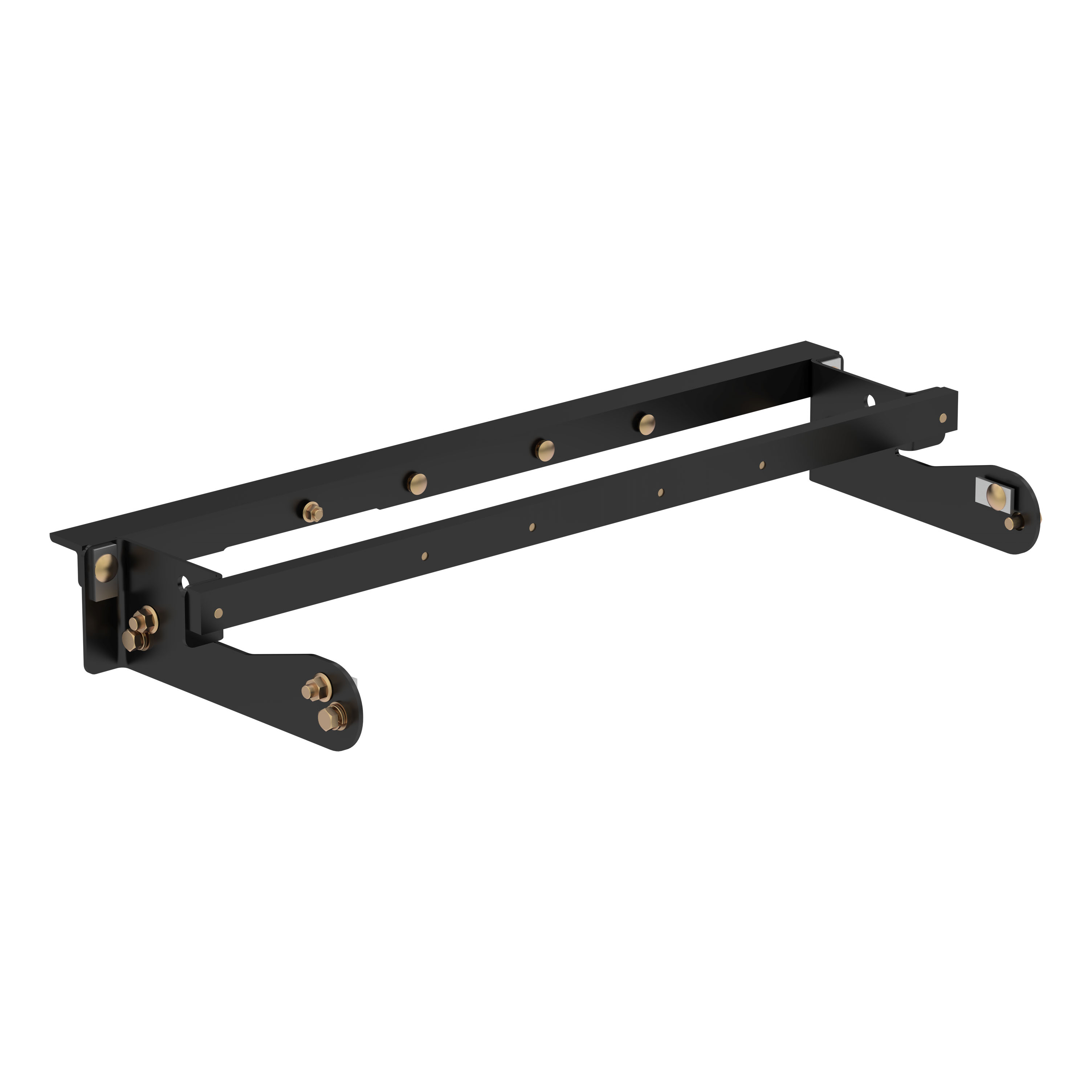 CURT 60624 Double Lock EZr Gooseneck Installation Brackets, Fits Select Chevrolet Silverado, GMC Sierra 2500, 3500 HD thumbnail 0