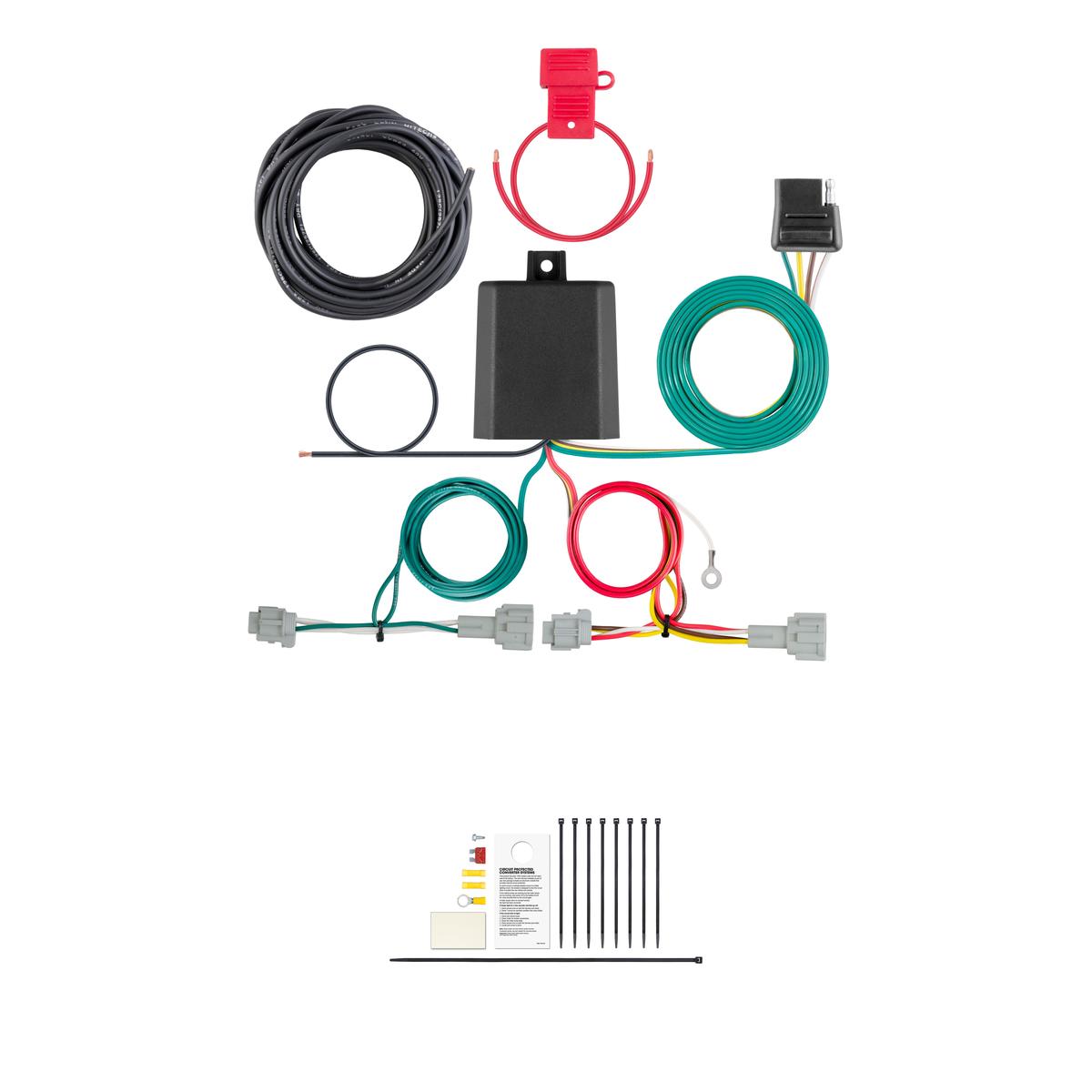 CURT 56397 Vehicle-Side Custom 4-Pin Trailer Wiring Harness, Fits Select Nissan Rogue Sport thumbnail 0