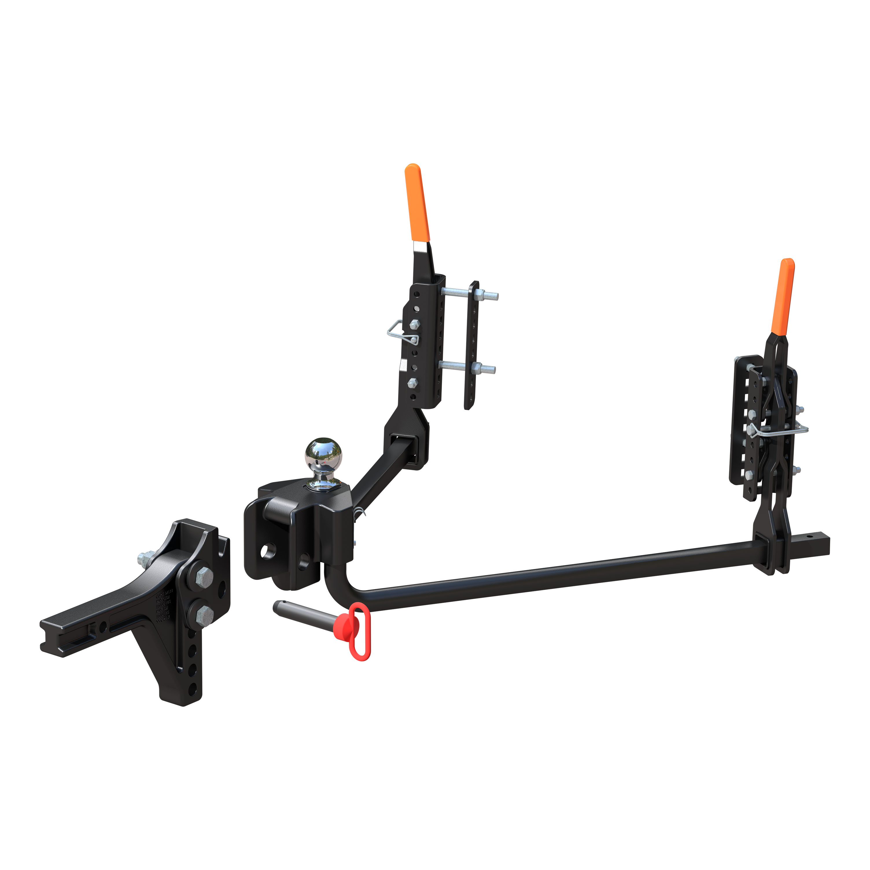 CURT TruTrack 2P Trailer-Mounted Weight Distribution Hitch, 8-10K 17510 thumbnail 2