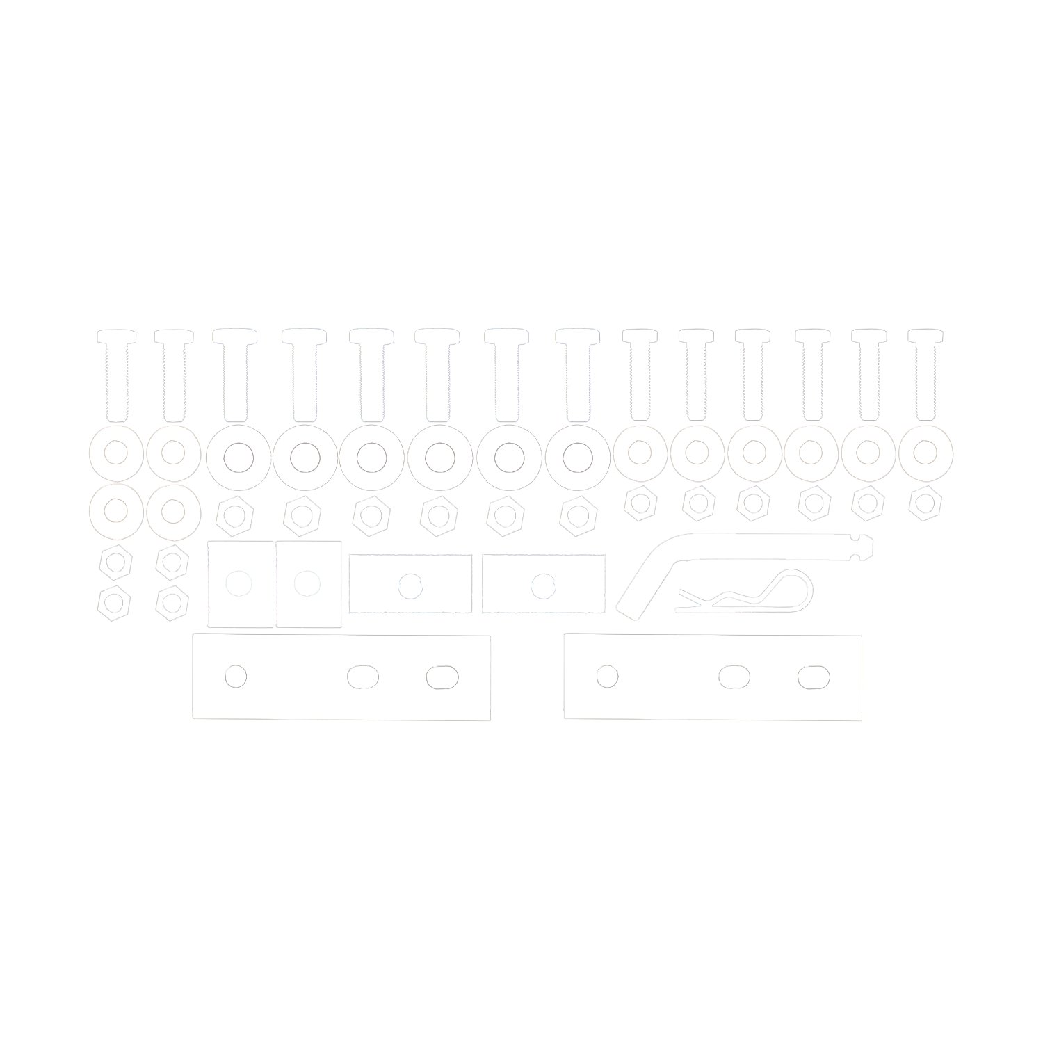 2007-2010 Chevrolet Silverado 2500 HD 8 ft. Bed Draw-tite Titan Class 5 Trailer Hitch, 2-1/2 Inch Square Receiver Bundle w/ Plug-n-Play T-One Wiring Harness thumbnail 8