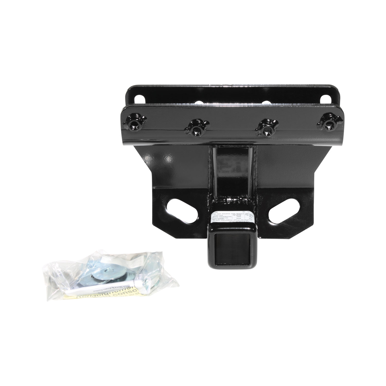 2007-2010 Jeep Grand Cherokee Except SRT-8 Draw-tite Class 3 Trailer Hitch, 2 Inch Square Receiver Bundle w/ Plug-n-Play T-One Wiring Harness thumbnail 7