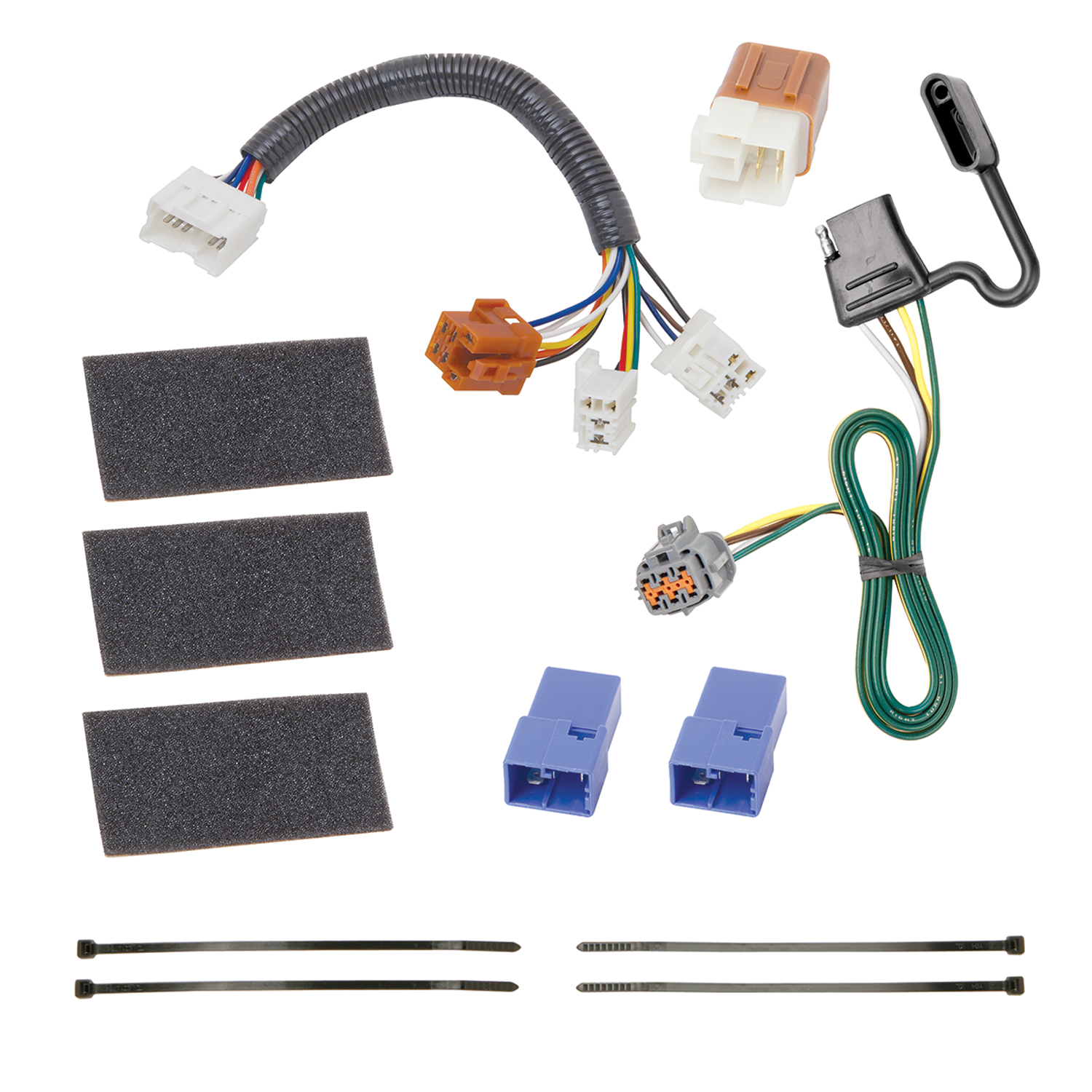 2005-2024 Nissan Frontier Draw-Tite Class 3 Trailer Hitch, 2 Inch Square Receiver Bundle w/ Plug-n-Play T-One Wiring Harness thumbnail 1