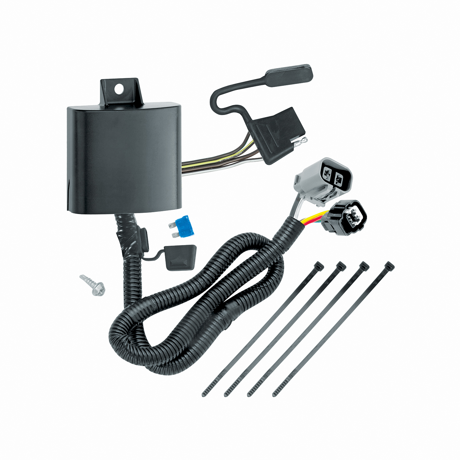 2007-2009 KIA Sorento Draw-tite Class 3 Trailer Hitch, 2 Inch Square Receiver Bundle w/ Plug-n-Play T-One Wiring Harness thumbnail 1