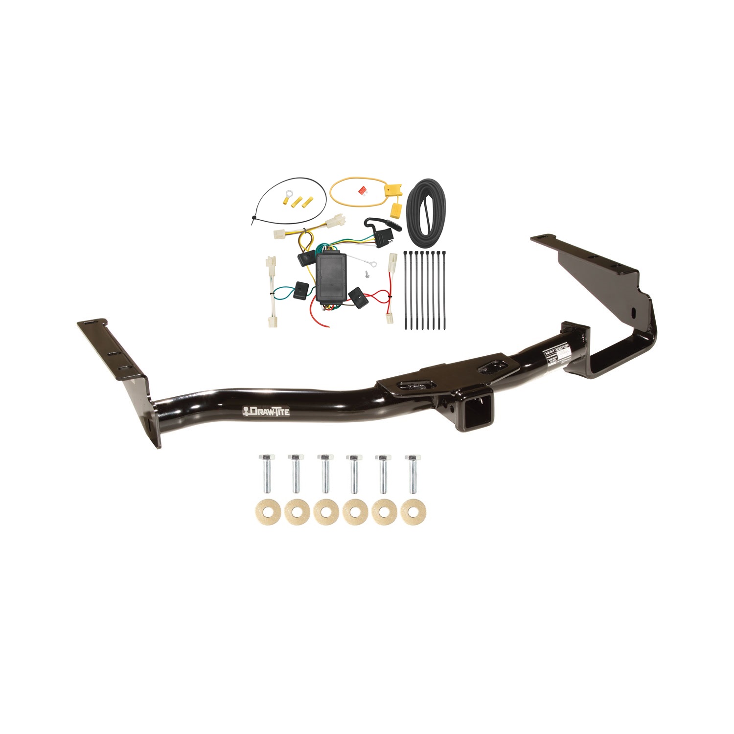 2004-2006 Lexus RX330 Draw-tite Class 3 Trailer Hitch, 2 Inch Square Receiver Bundle w/ Plug-n-Play T-One Wiring Harness thumbnail 0