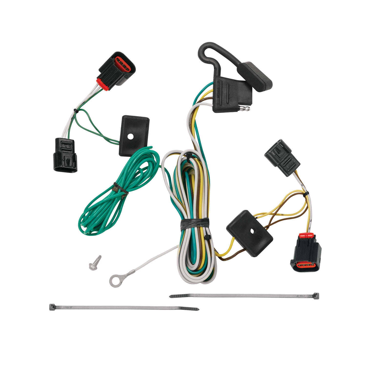 2009-2012 Volkswagen Routan Draw-tite Class 3 Trailer Hitch, 2 Inch Square Receiver Bundle w/ Plug-n-Play T-One Wiring Harness thumbnail 1