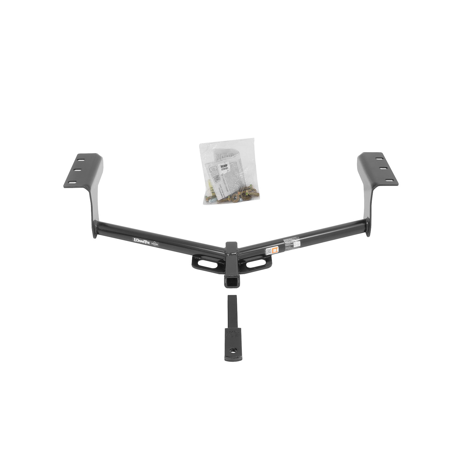 2013-2015 Toyota RAV4 Draw-tite Class 2 Trailer Hitch, 1-1/4 Inch Square Receiver Bundle w/ Plug-n-Play T-One Wiring Harness thumbnail 7