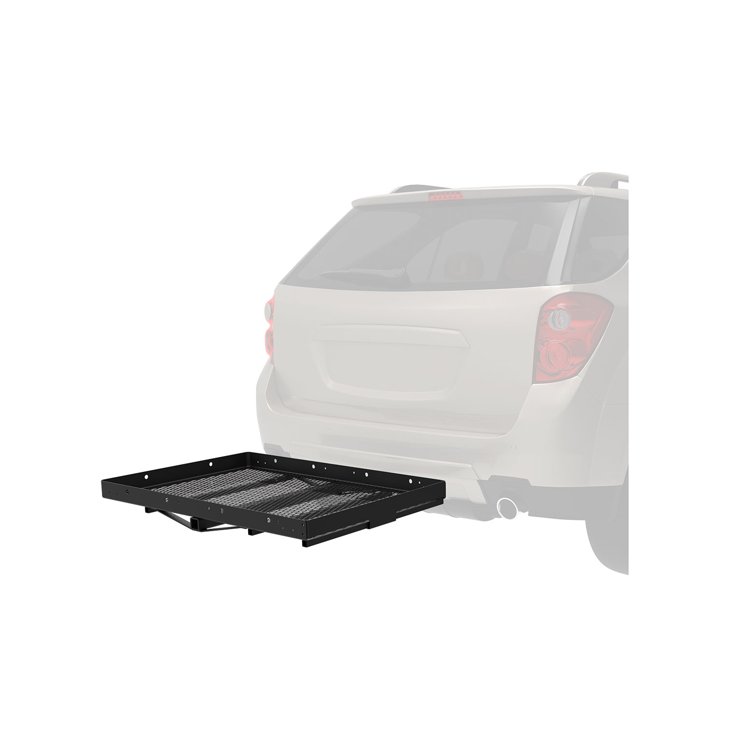 Reese Towpower Solo Hitch Mount Cargo Carrier, 48 Inch x 32 Inch, 2 Inch Receiver, 400 lbs. Capacity thumbnail 1